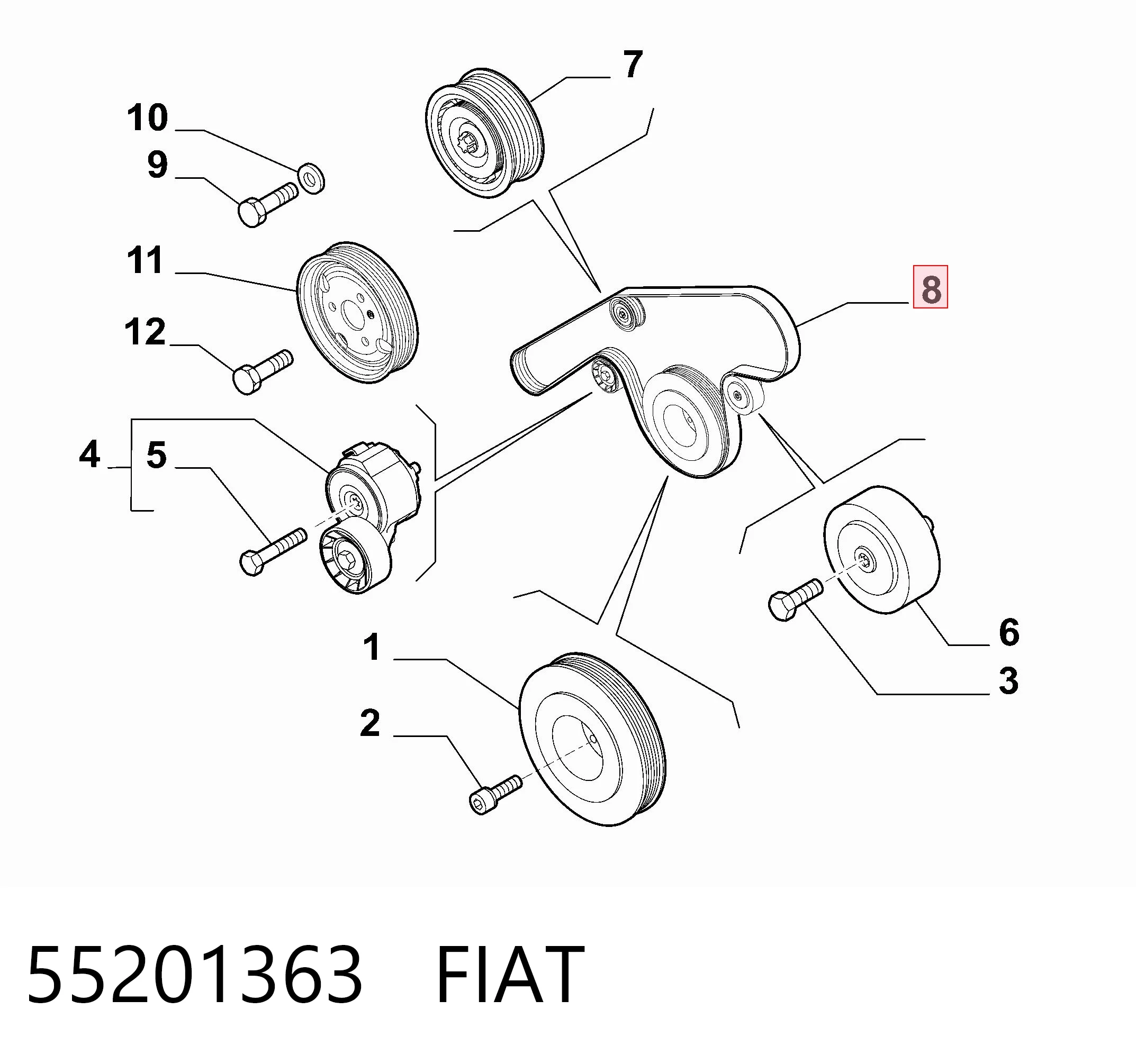 55201363 Fiat/Alfa/Lancia