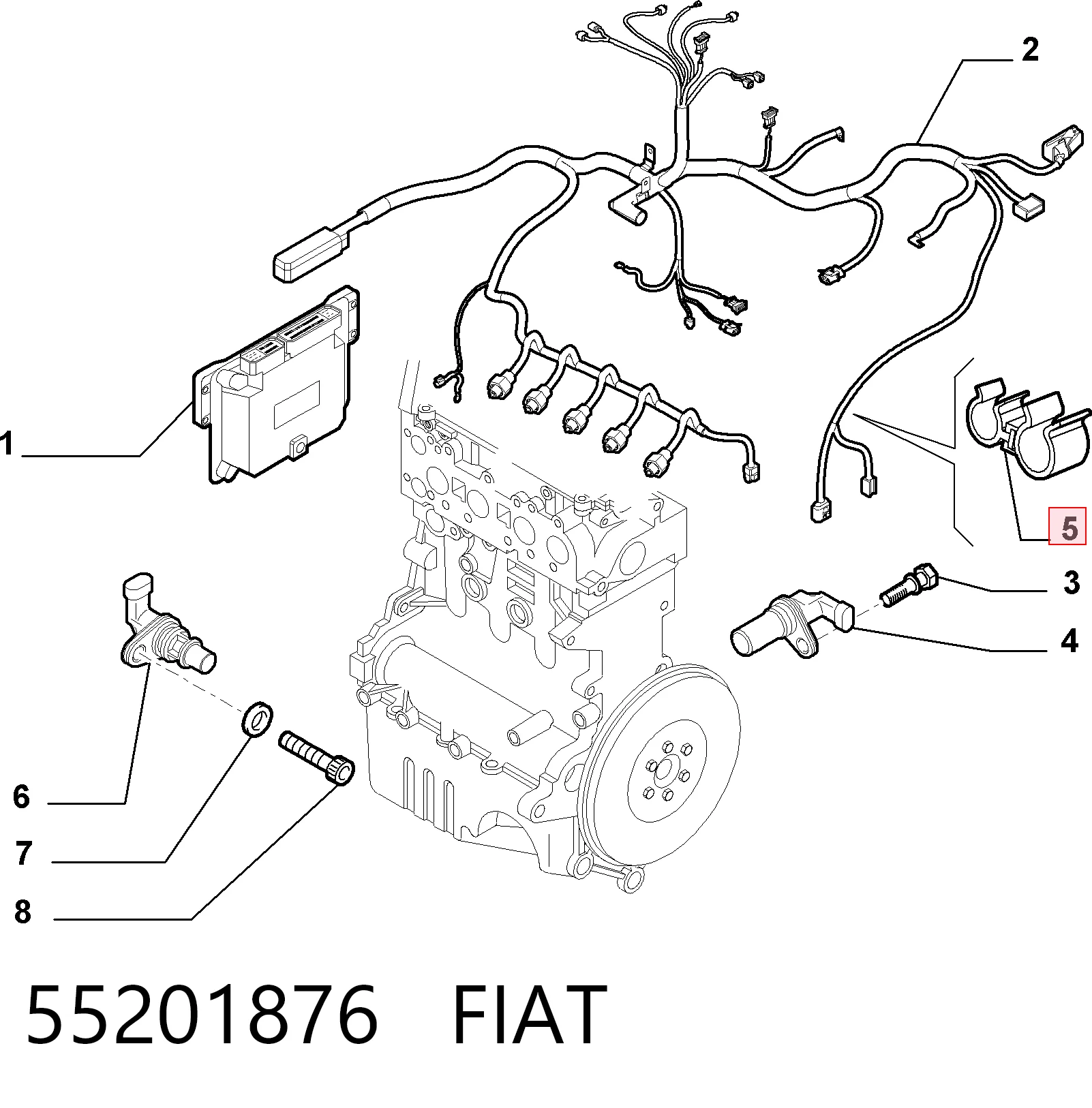 55201876 Fiat/Alfa/Lancia