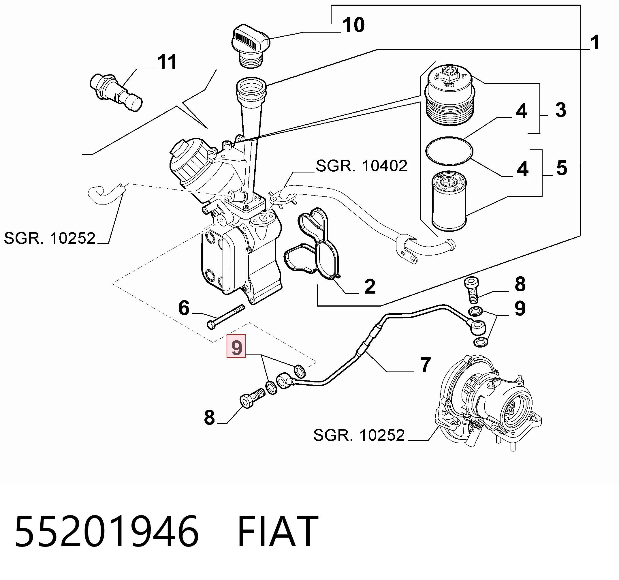 55201946 Fiat/Alfa/Lancia