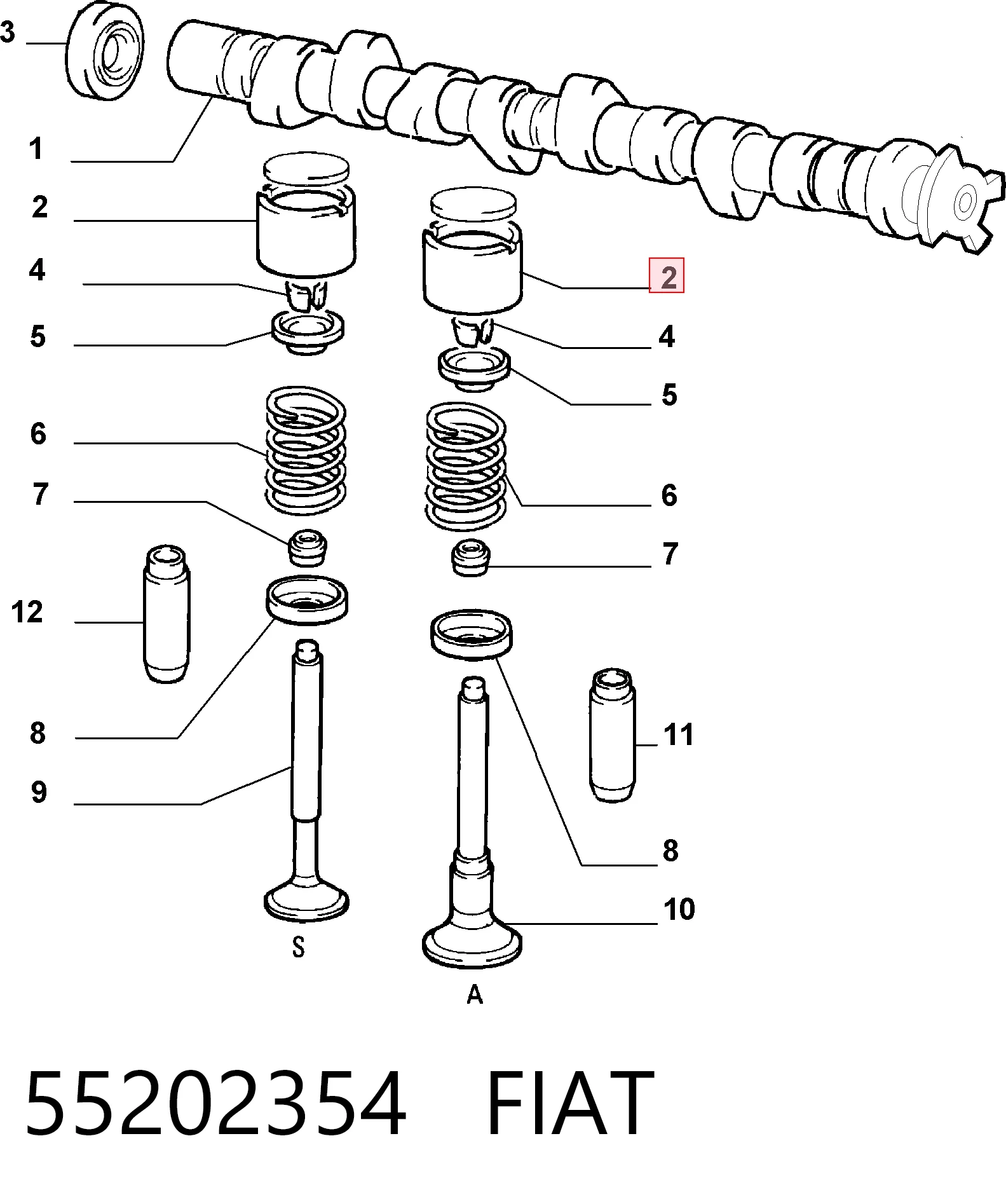 55202354 Fiat/Alfa/Lancia