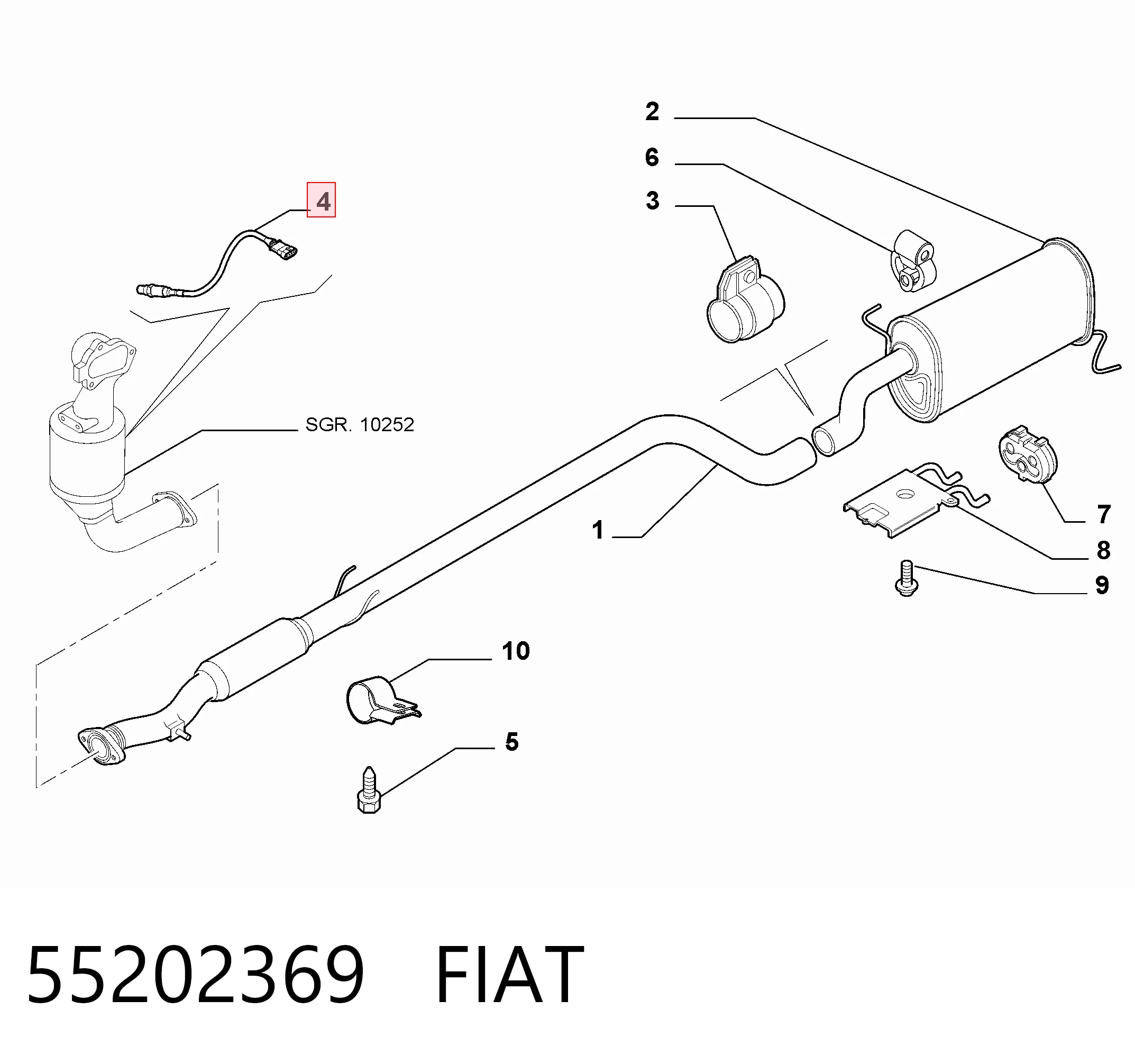 55202369 Fiat/Alfa/Lancia