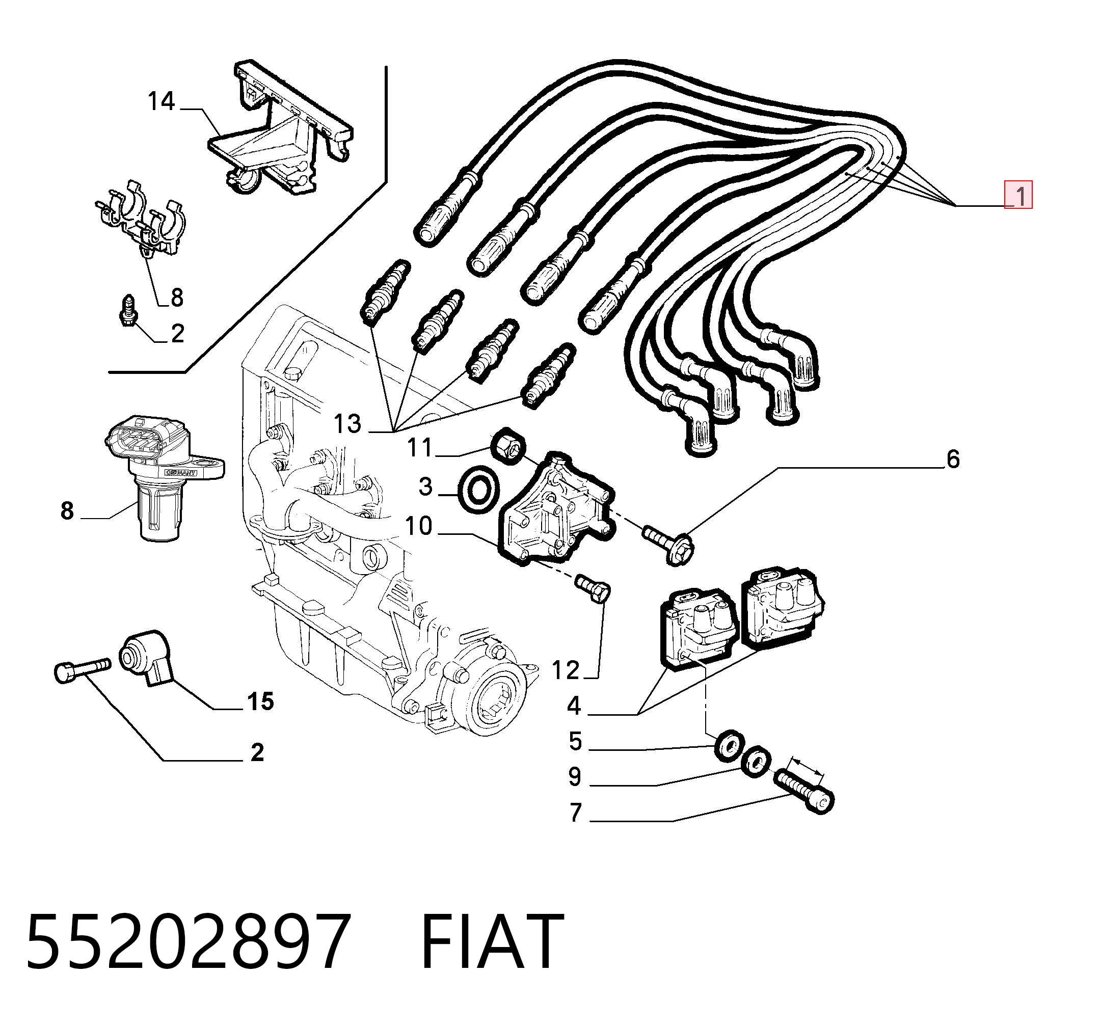 55202897 Fiat/Alfa/Lancia