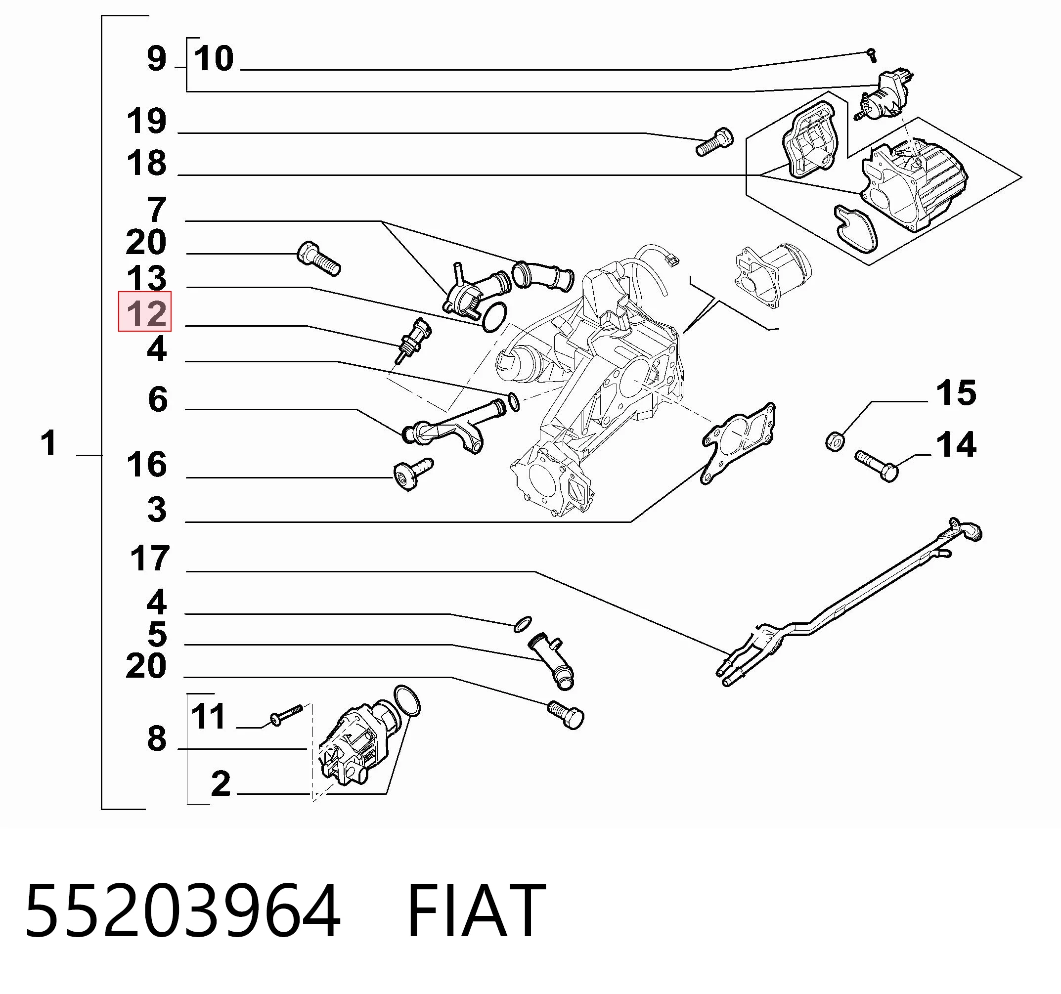 55203964 Fiat/Alfa/Lancia