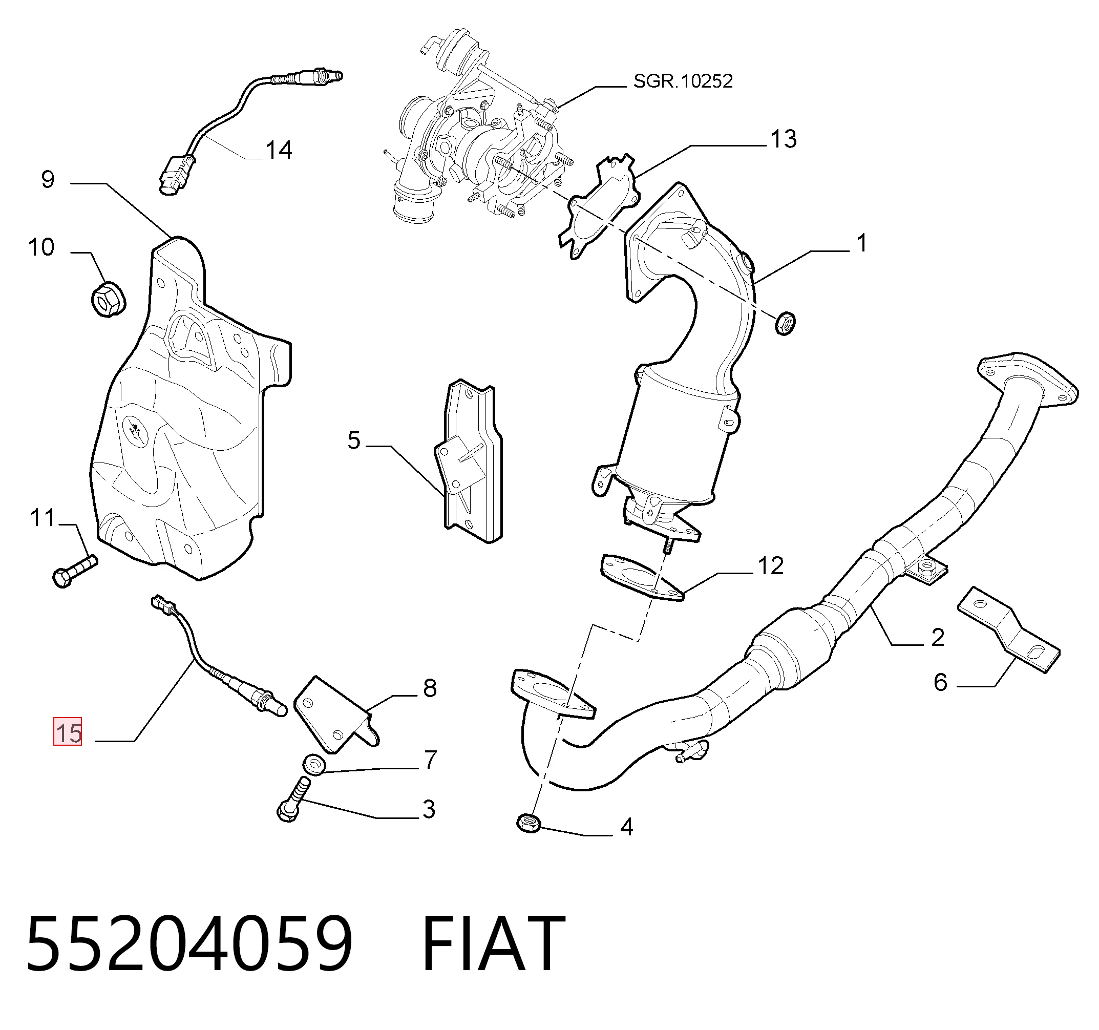 55204059 Fiat/Alfa/Lancia