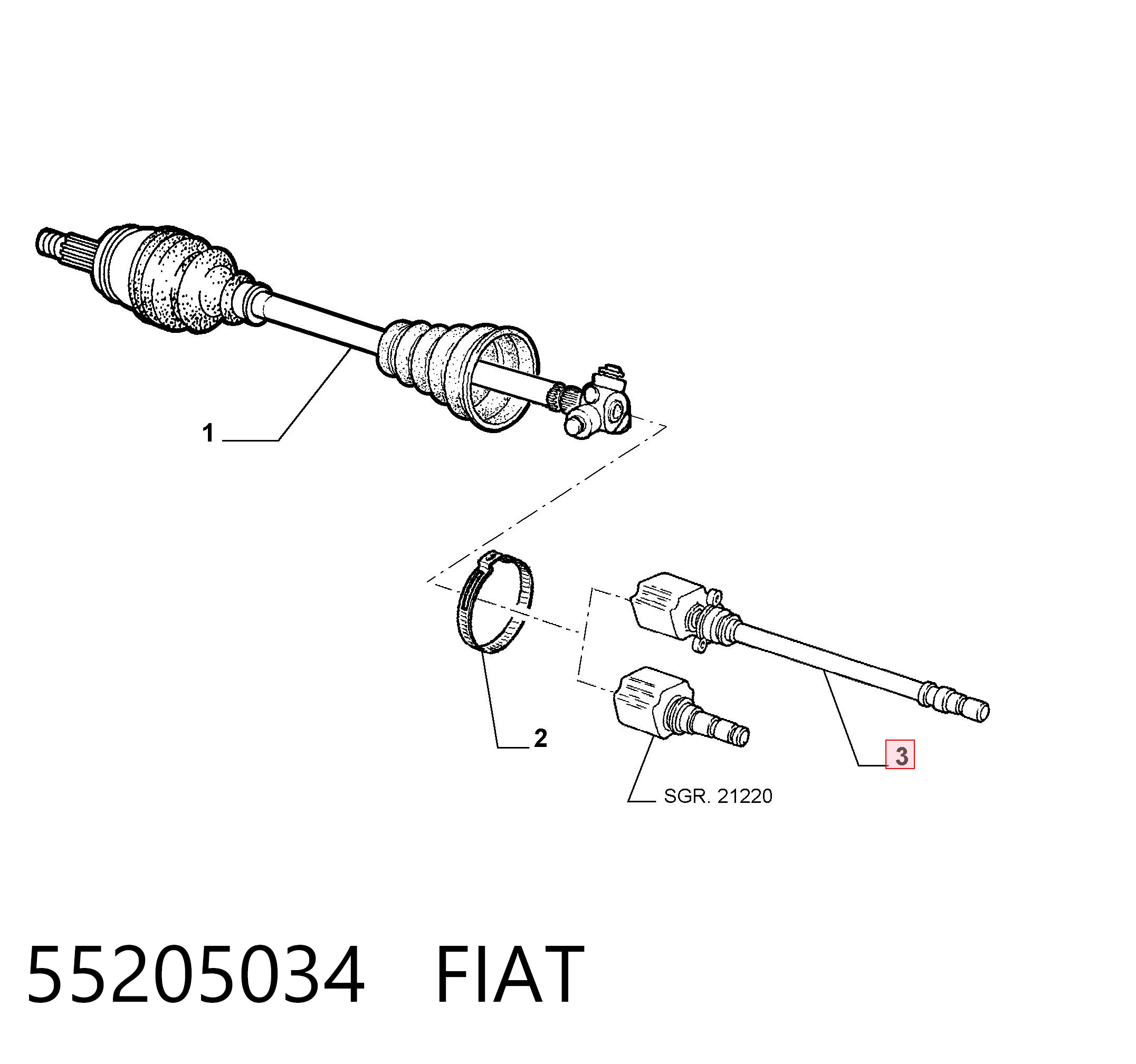 55205034 Fiat/Alfa/Lancia