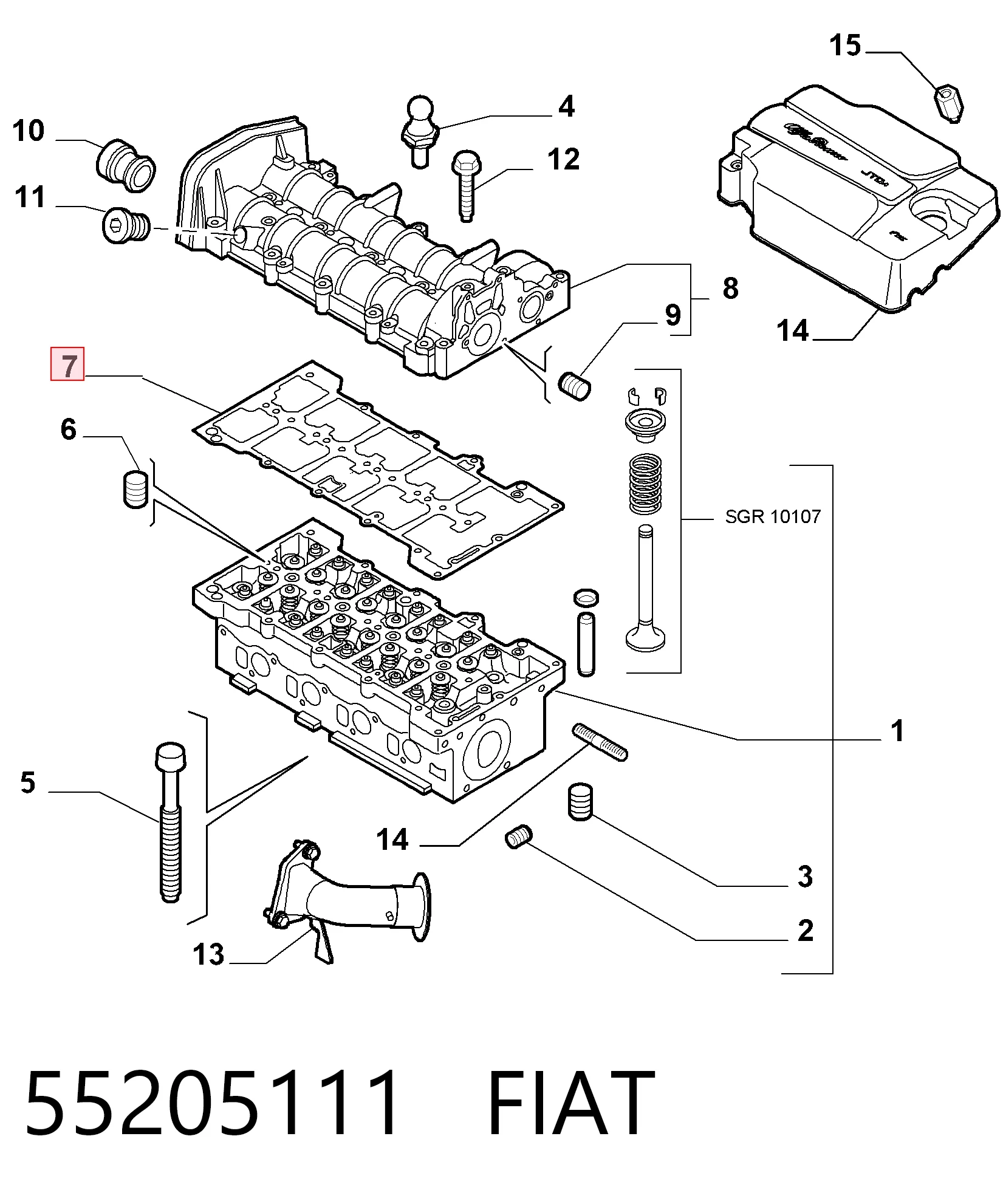 55205111 Fiat/Alfa/Lancia