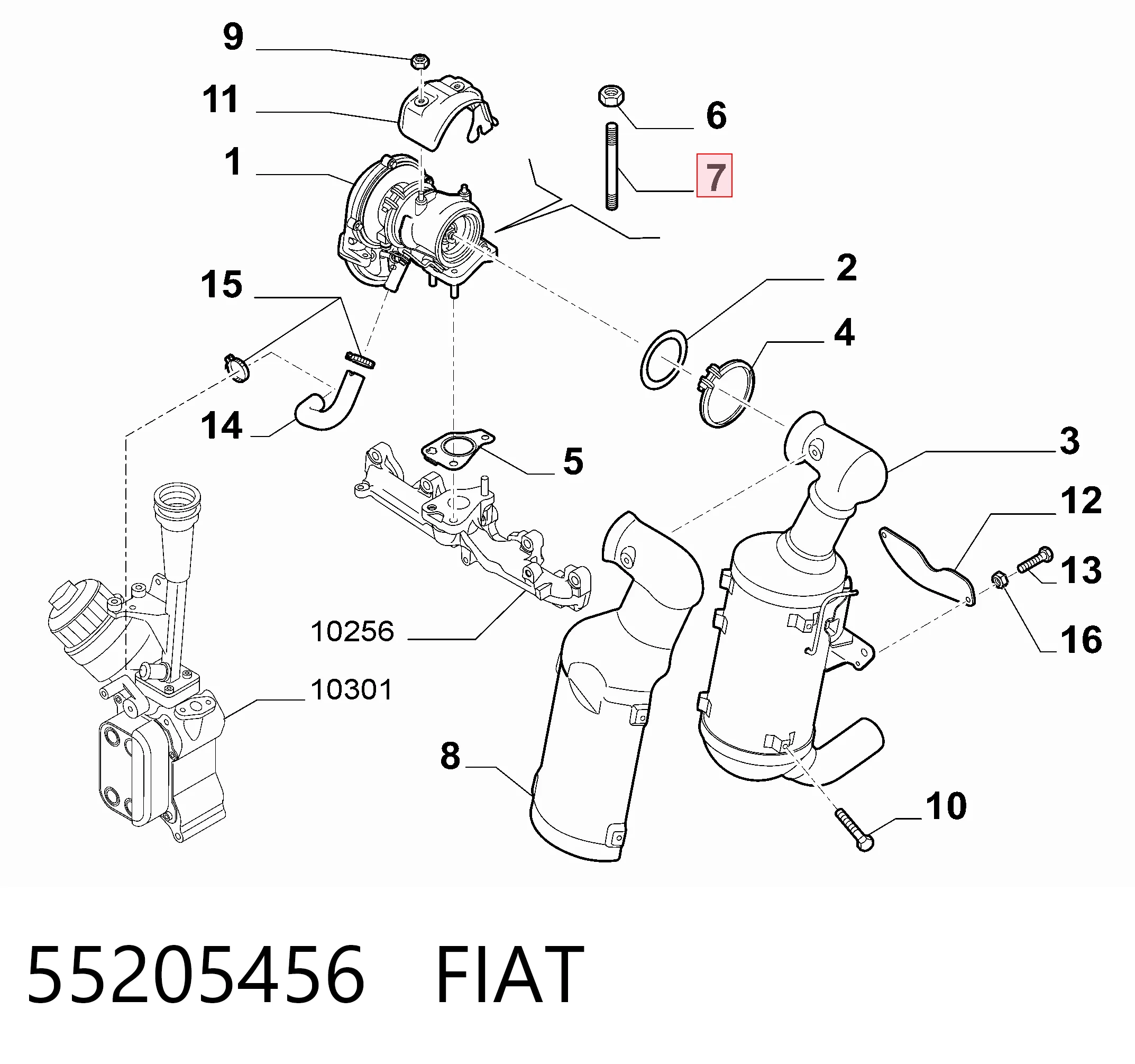 55205456 Fiat/Alfa/Lancia
