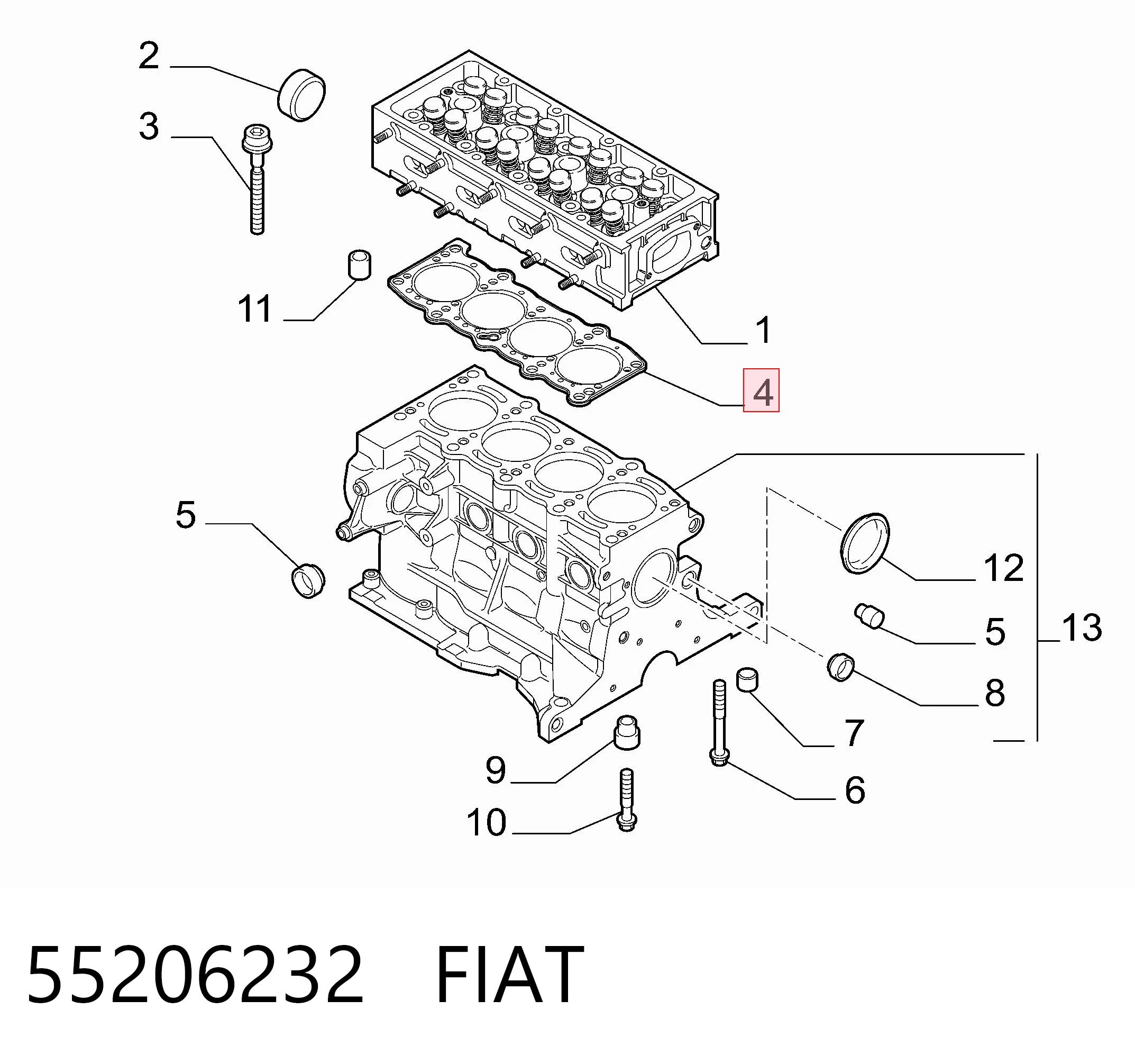 Comprar 607619 Opel Junta de culata