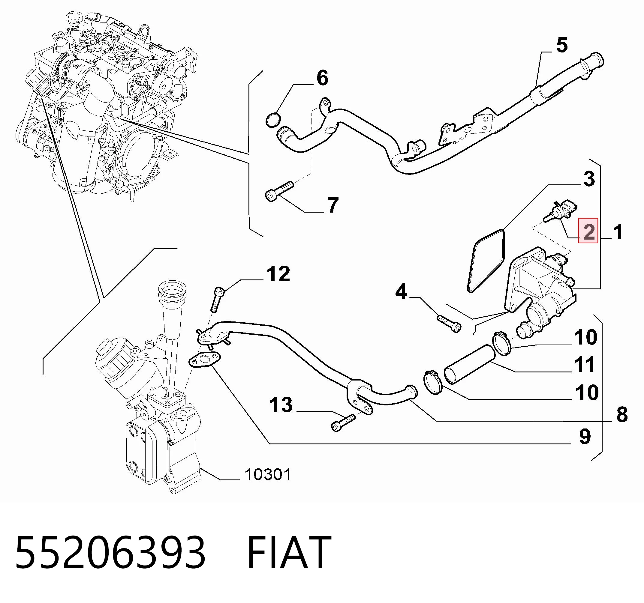 55206393 Fiat/Alfa/Lancia