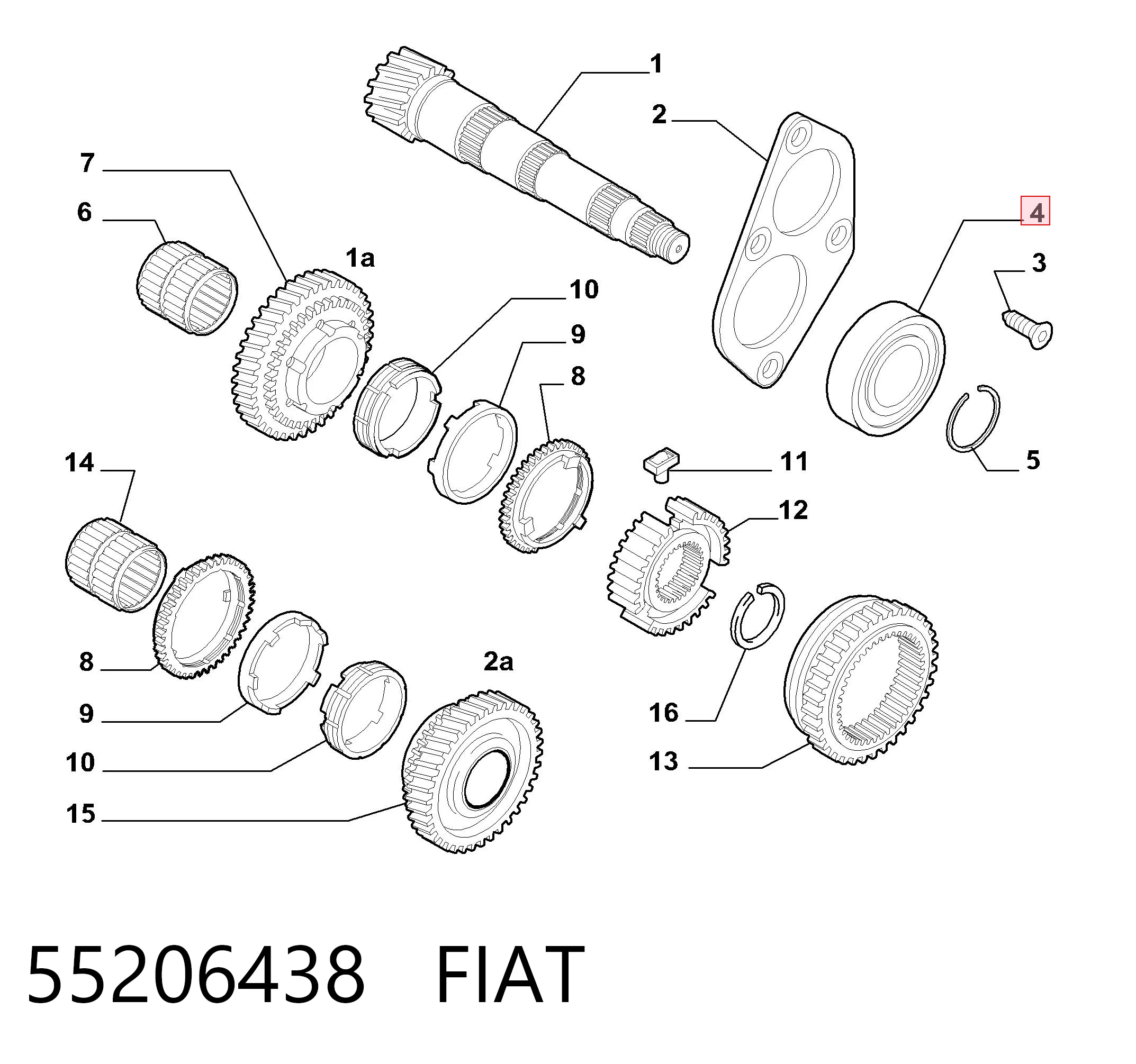 55206438 Fiat/Alfa/Lancia