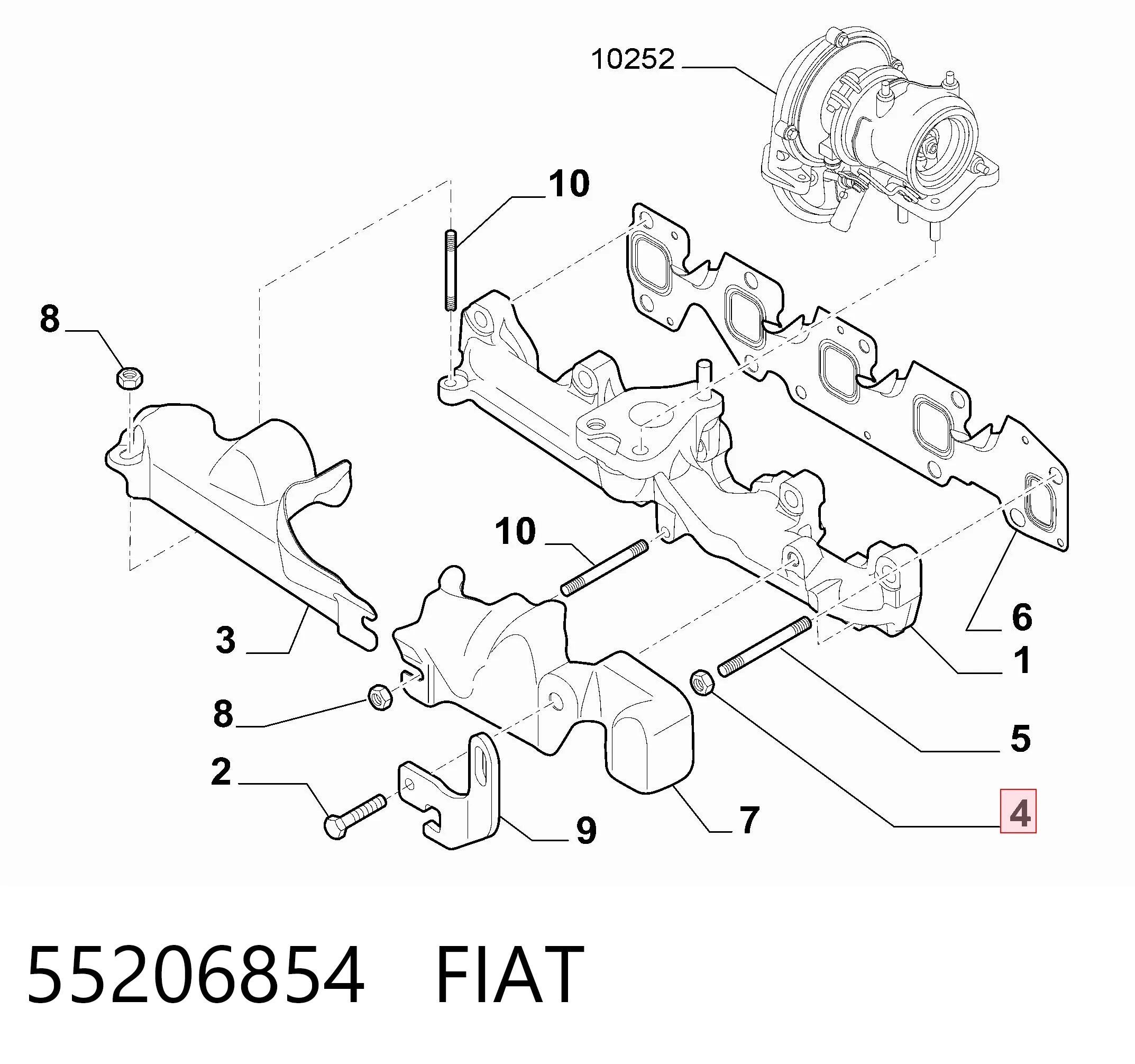 55206854 Fiat/Alfa/Lancia