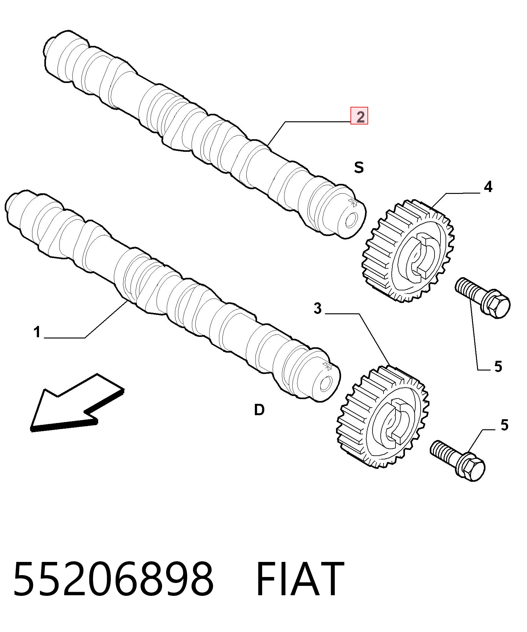 55206898 Fiat/Alfa/Lancia