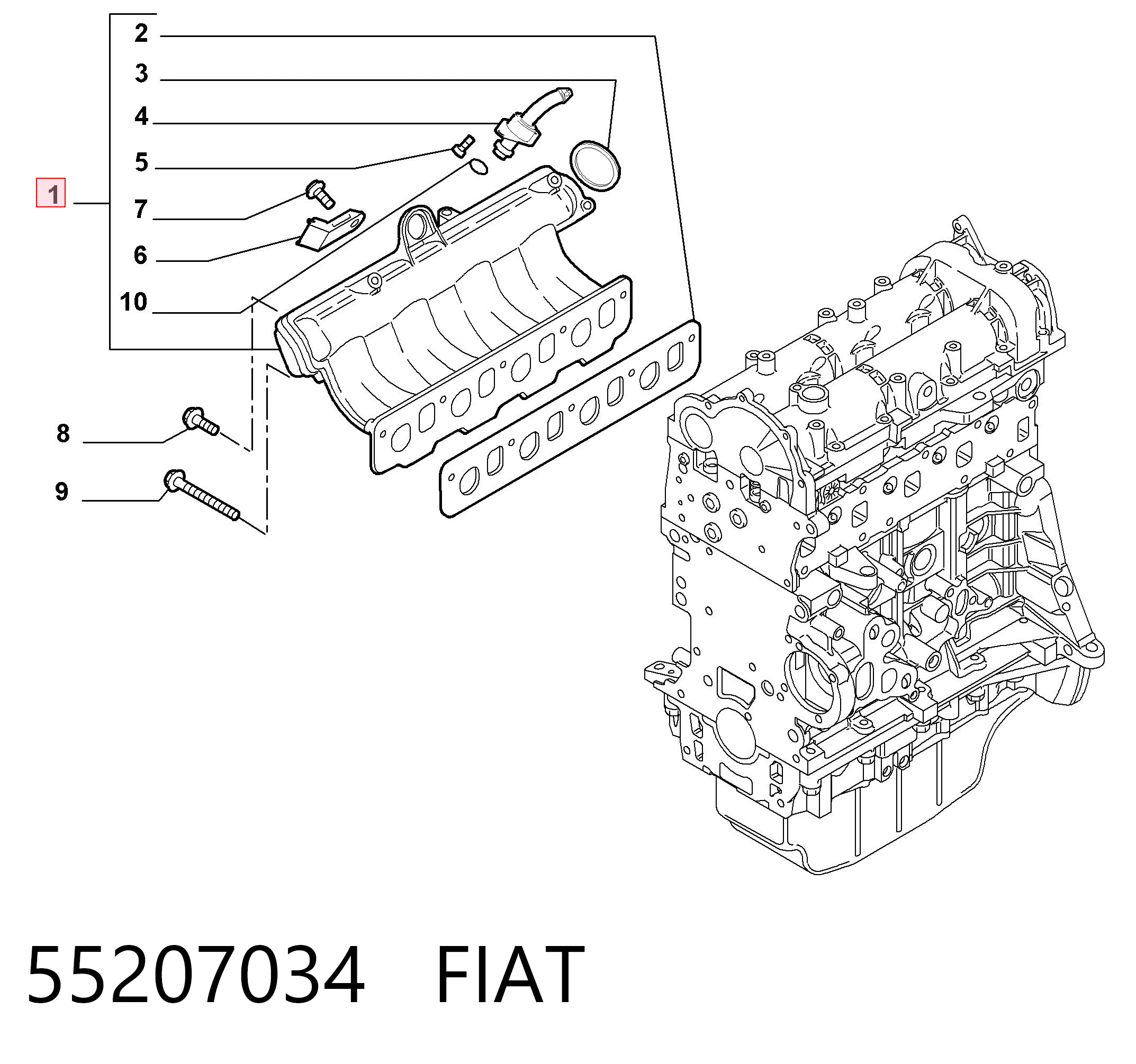 Múltiple de admisión Fiat Fiorino  furgoneta comprar en España
