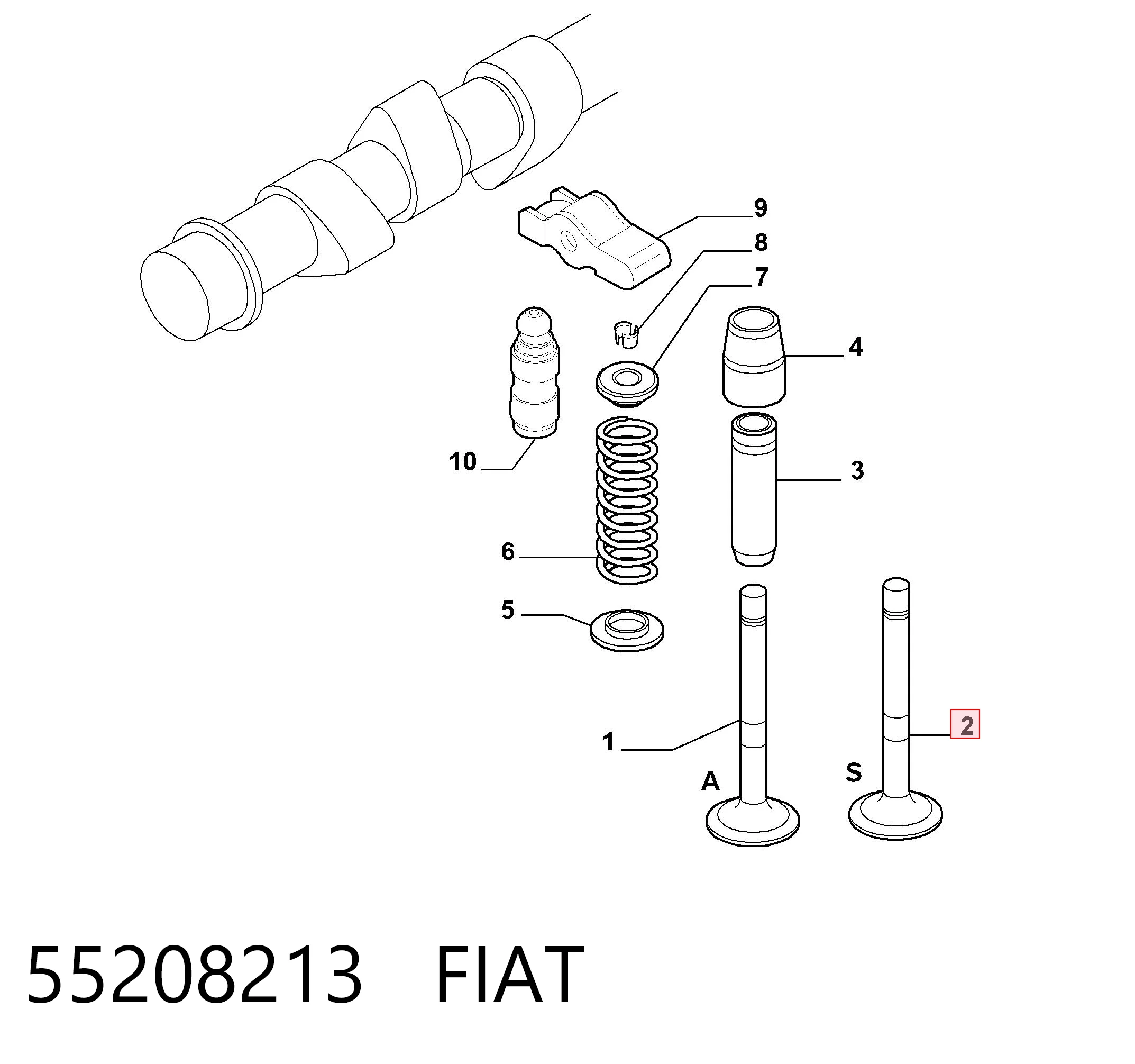 55208213 Fiat/Alfa/Lancia