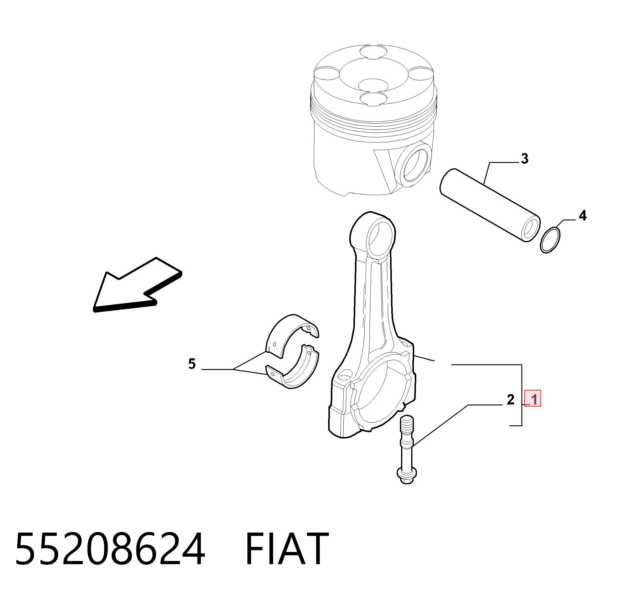 55208624 Fiat/Alfa/Lancia