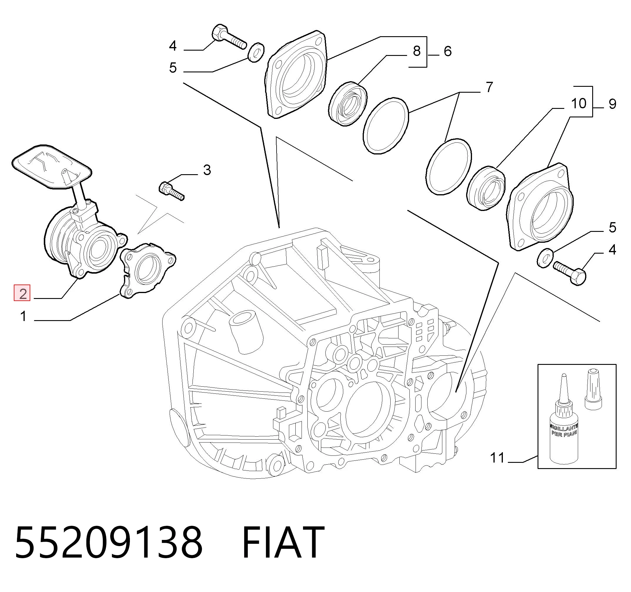 55209138 Fiat/Alfa/Lancia