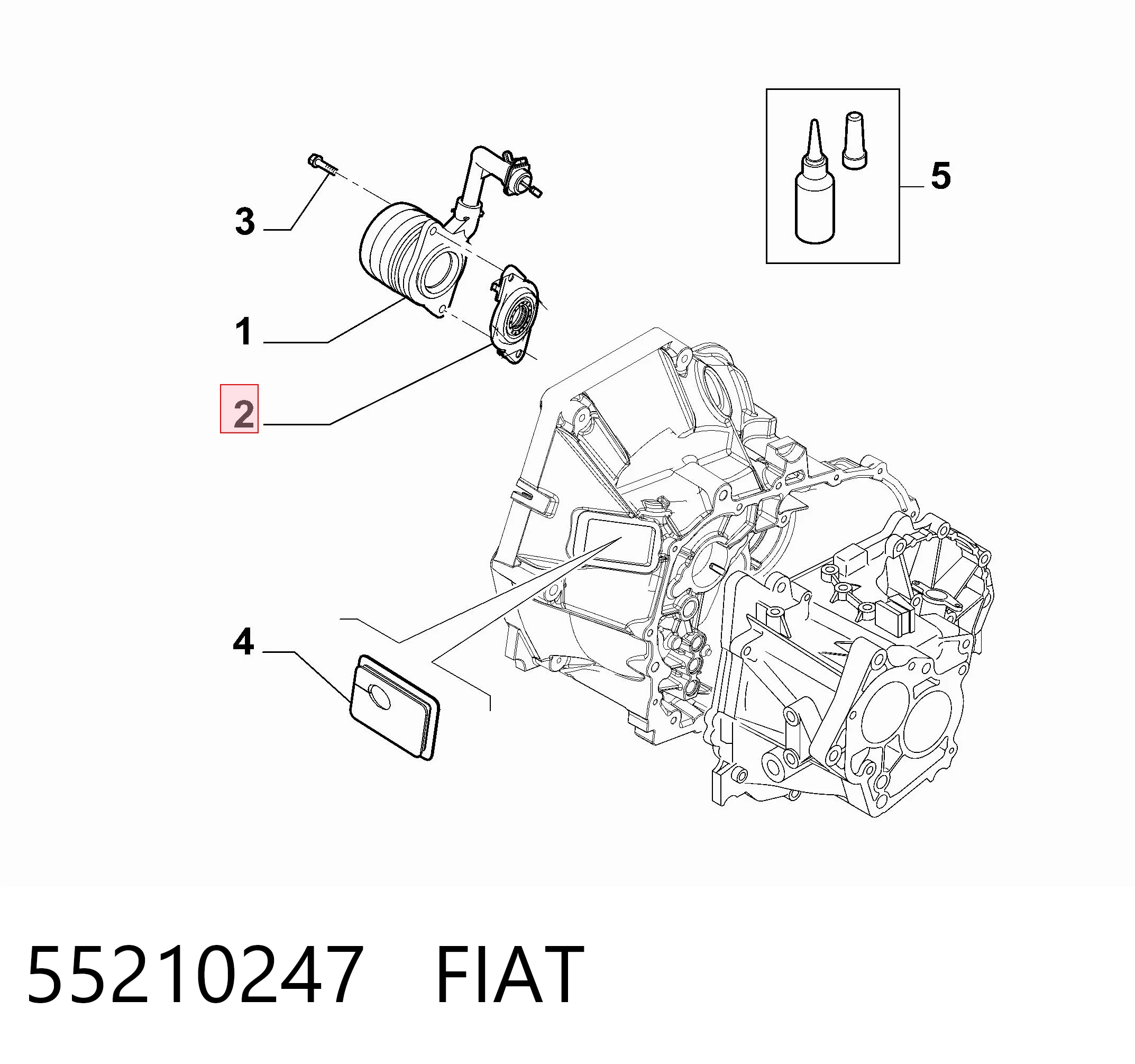 55210247 General Motors Retén del eje primario de la transmisión