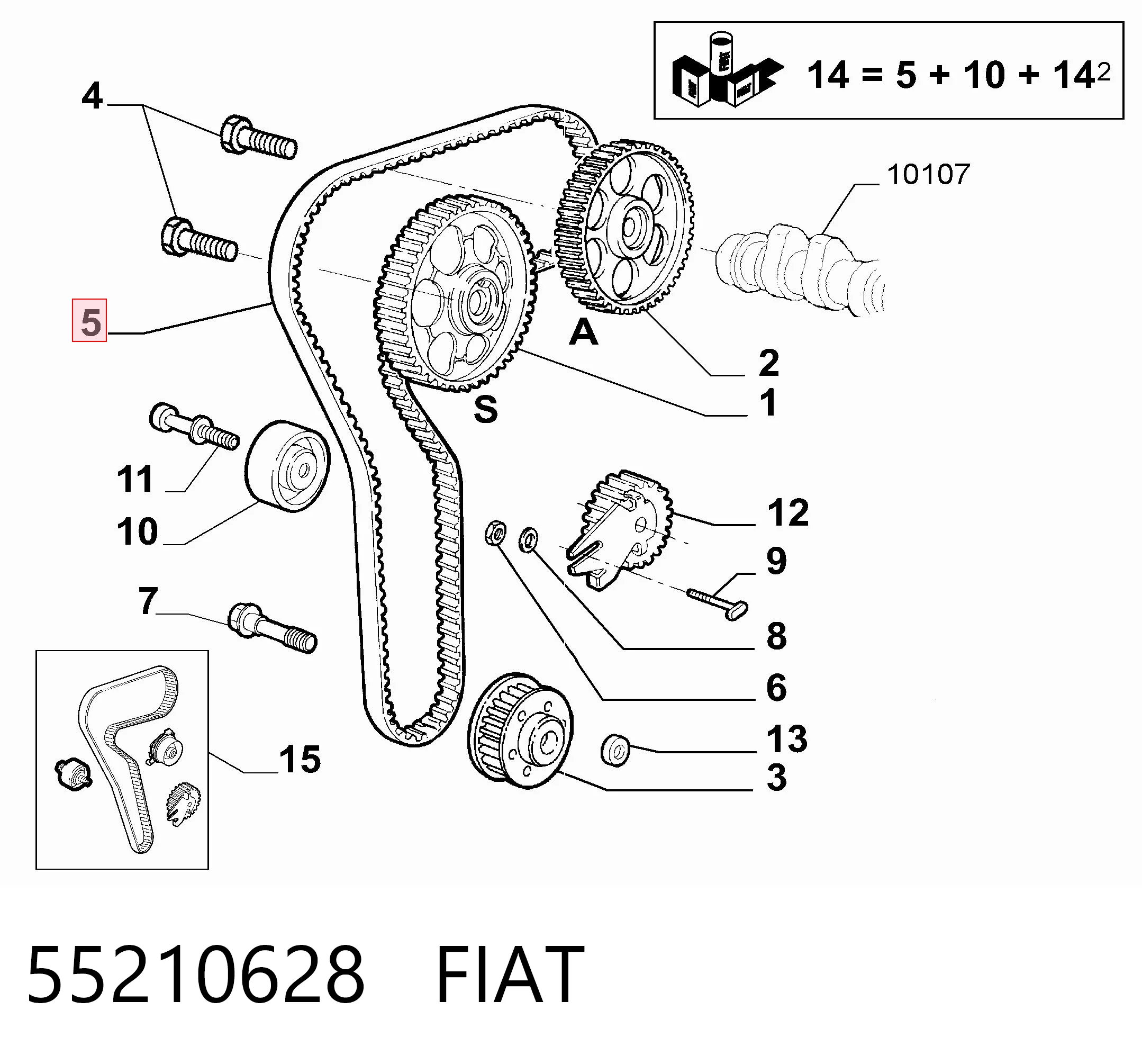 55210628 Fiat/Alfa/Lancia