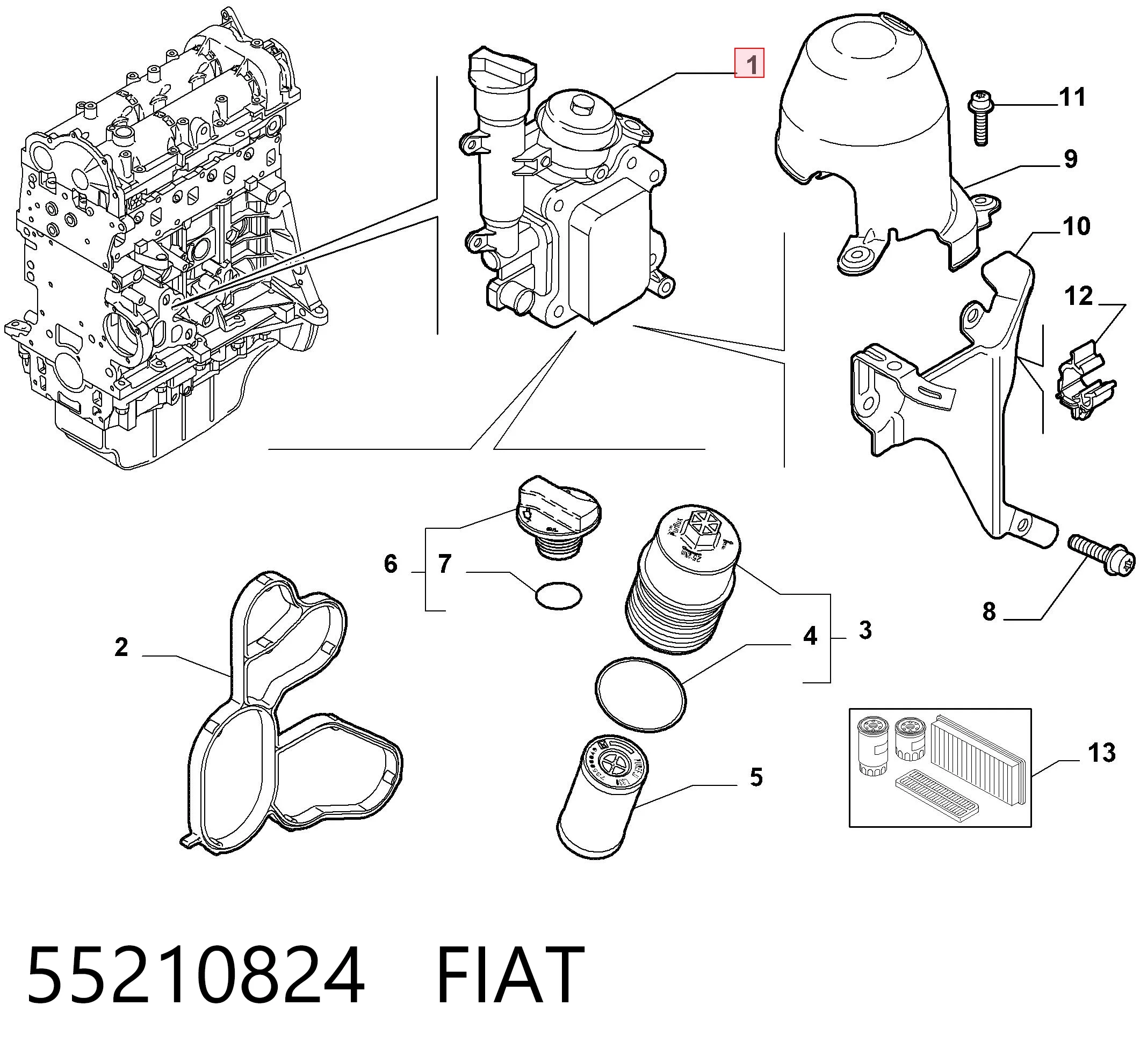 55210824 Fiat/Alfa/Lancia