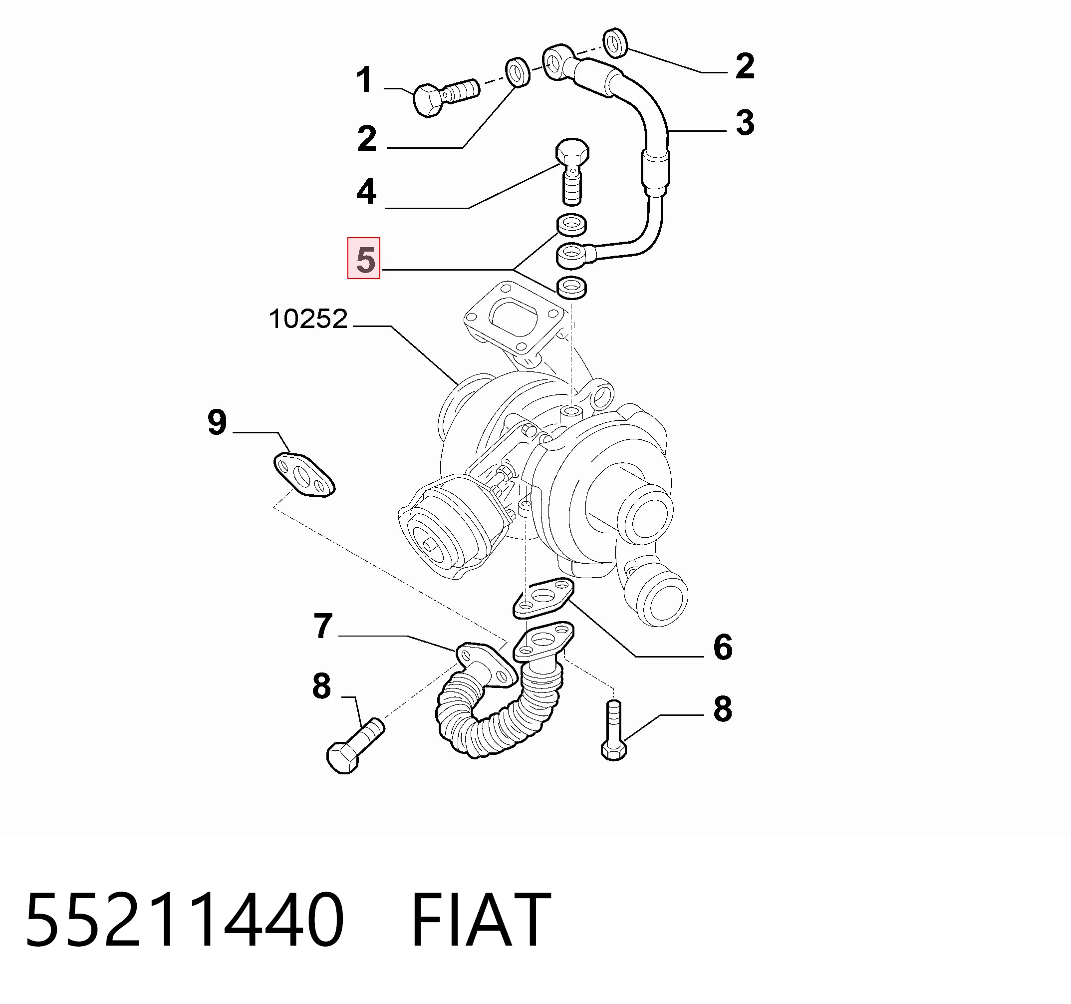 55211440 Fiat/Alfa/Lancia