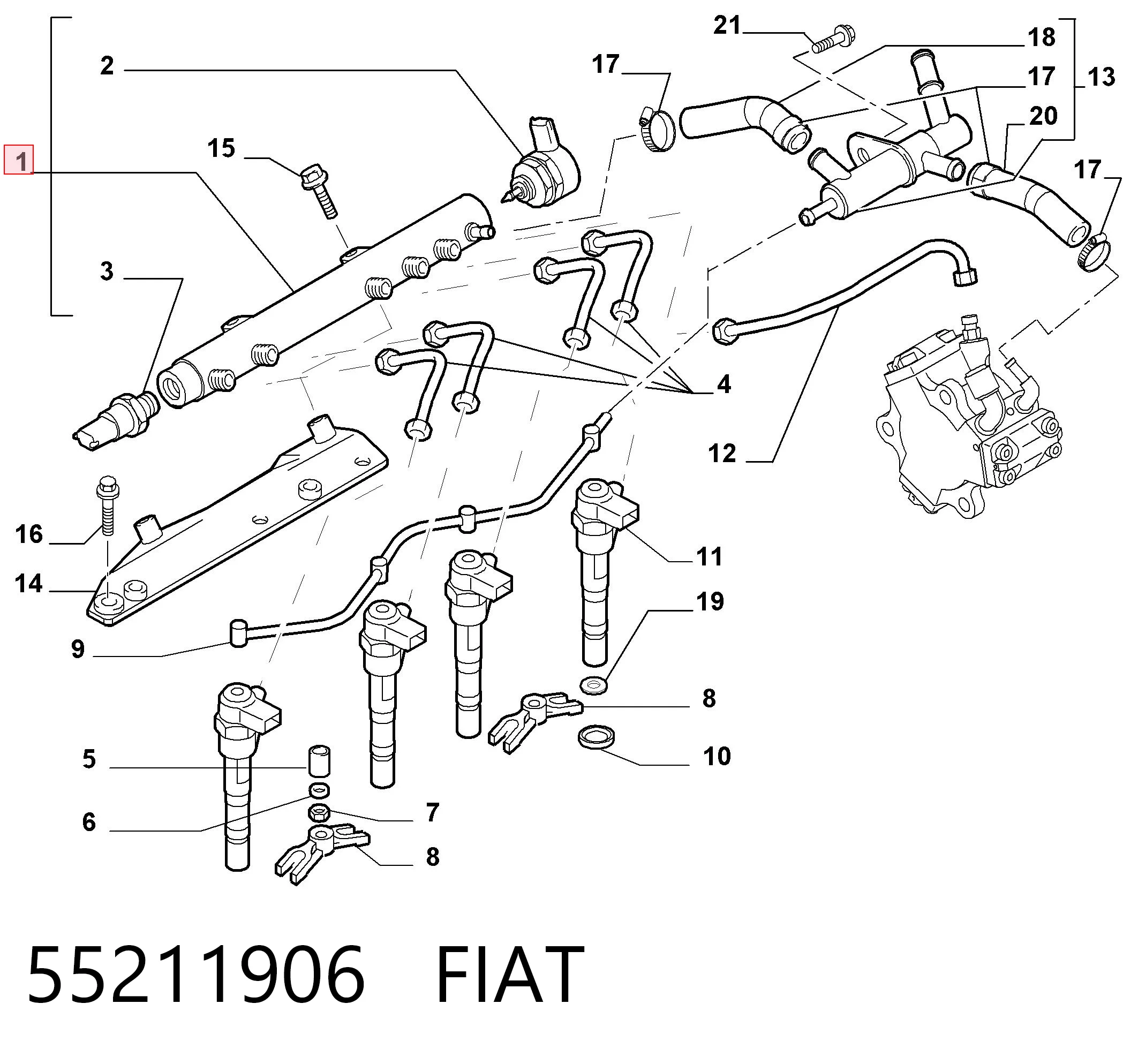 55211906 Fiat/Alfa/Lancia