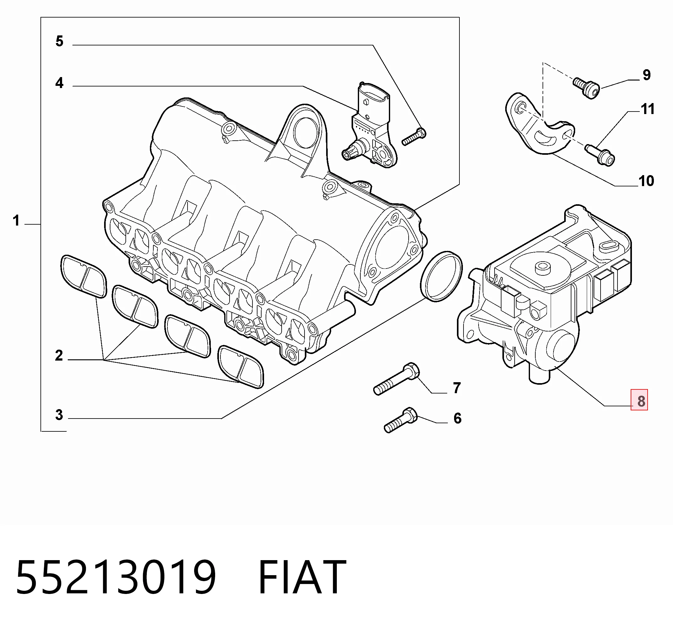 Cuerpo de aceleración completo Opel 55213019 precio, desde 41,65 EUR
