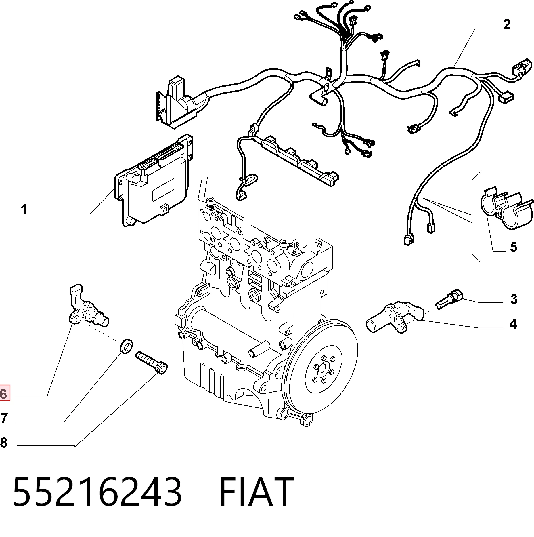 55216243 Fiat/Alfa/Lancia