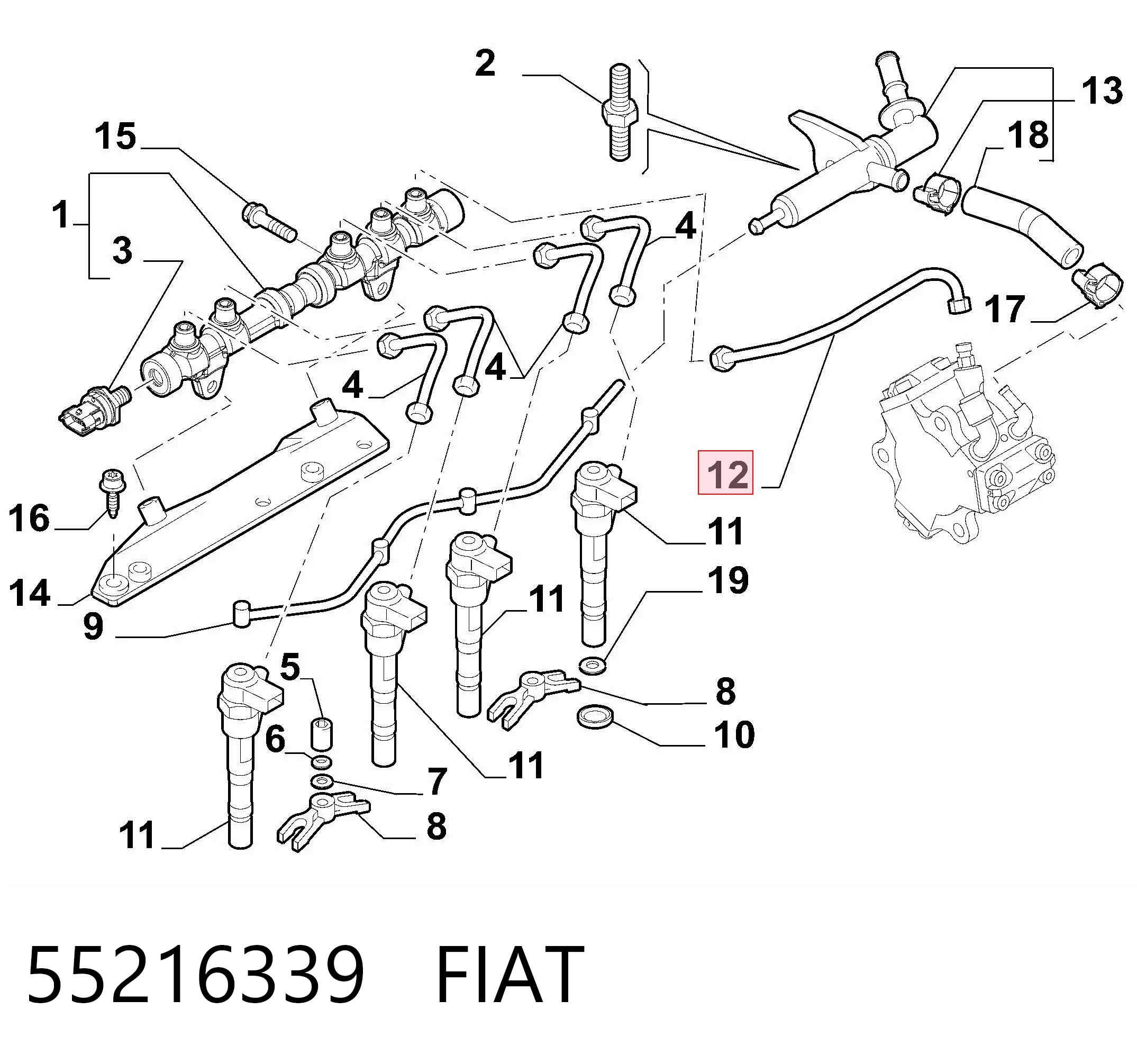 55216339 Fiat/Alfa/Lancia