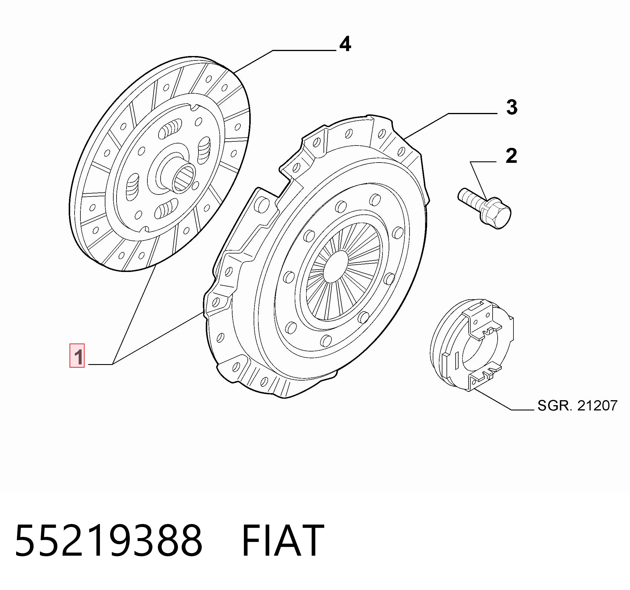 55219388 Fiat/Alfa/Lancia