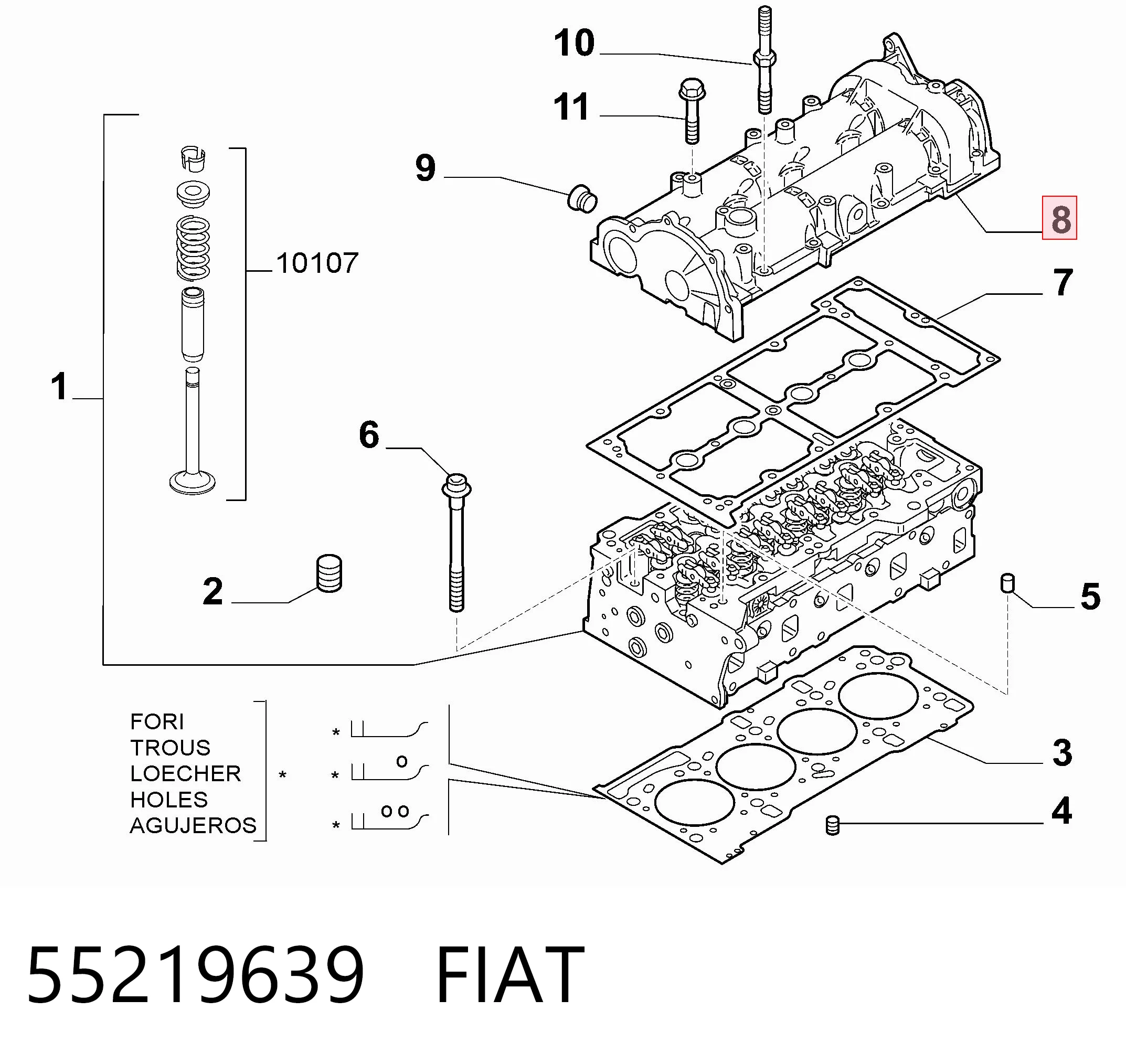 55219639 Fiat/Alfa/Lancia