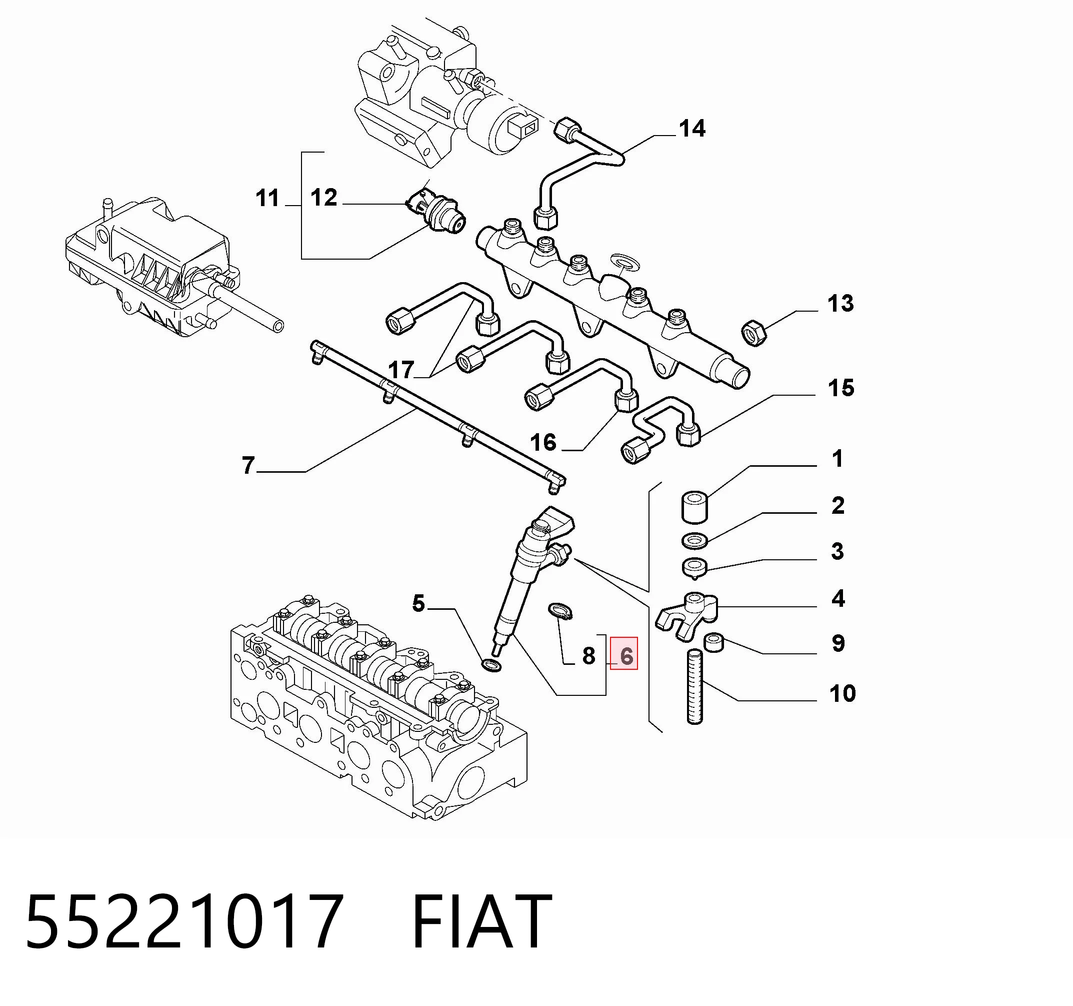 55221017 Fiat/Alfa/Lancia