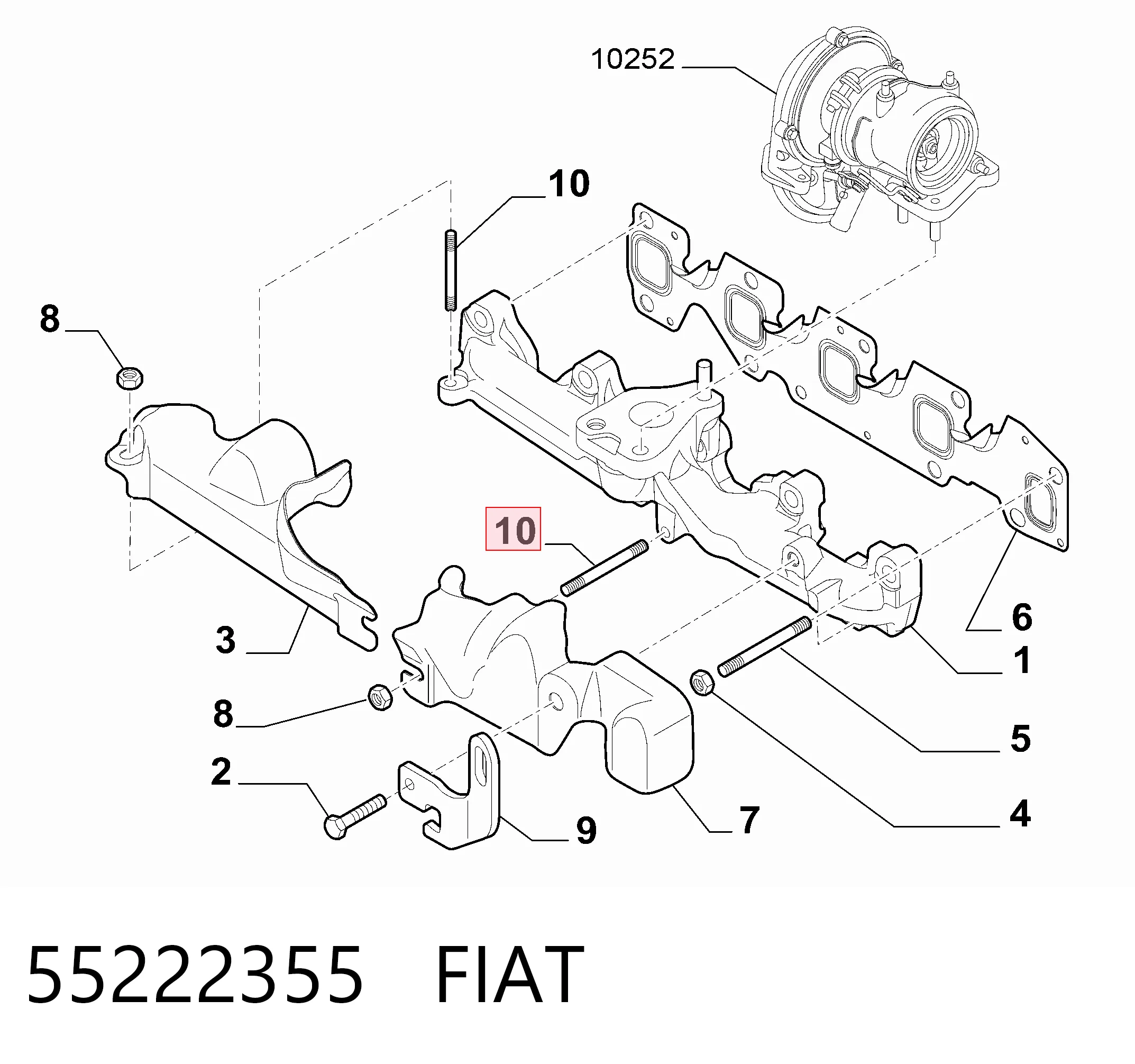 55222355 Fiat/Alfa/Lancia