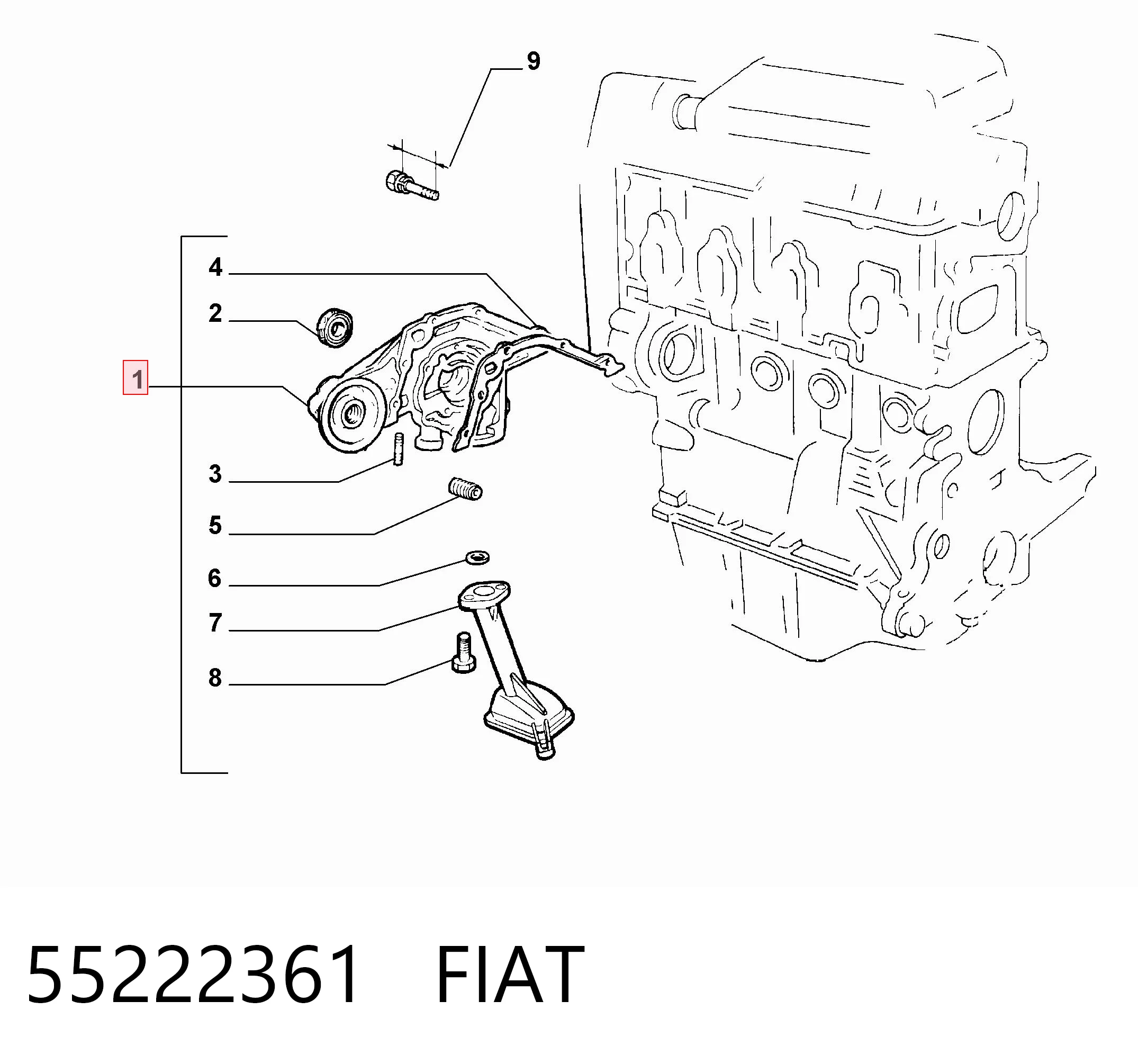 Comprar Bomba de aceite Fiat Stilo  192 a bajo precio
