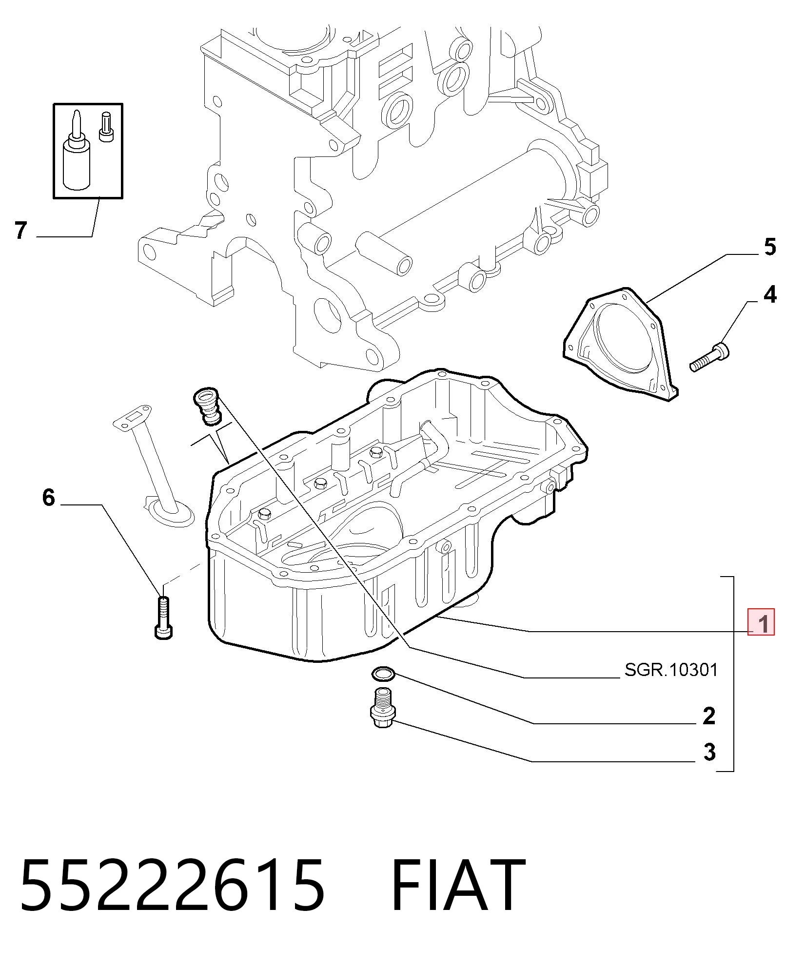 55222615 Fiat/Alfa/Lancia