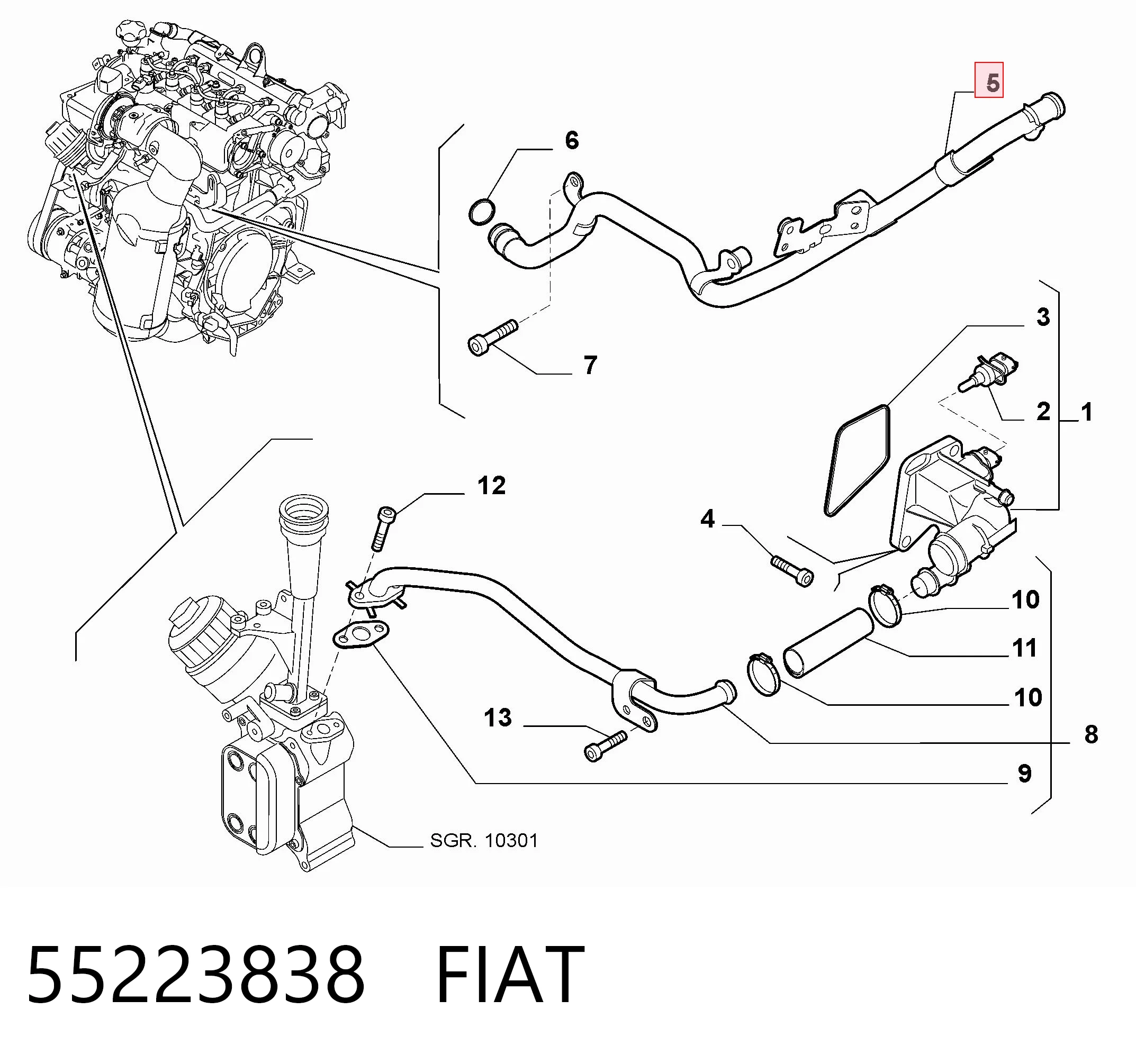 55223838 Fiat/Alfa/Lancia