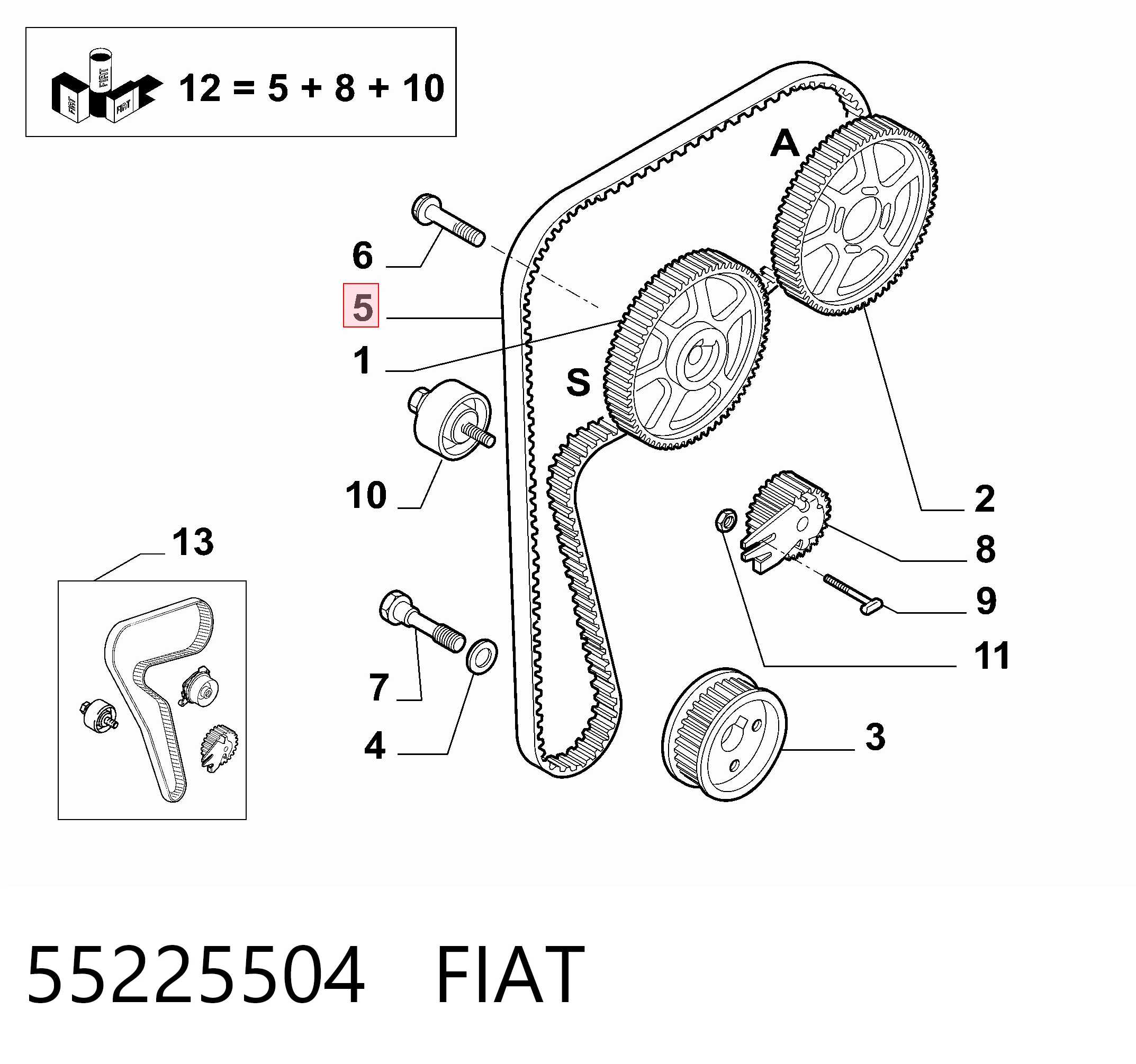 55225504 Fiat/Alfa/Lancia