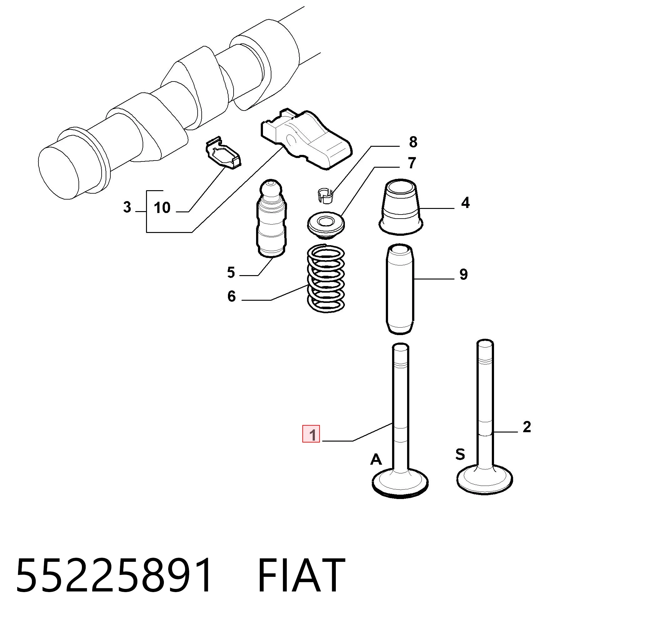 55225891 Fiat/Alfa/Lancia