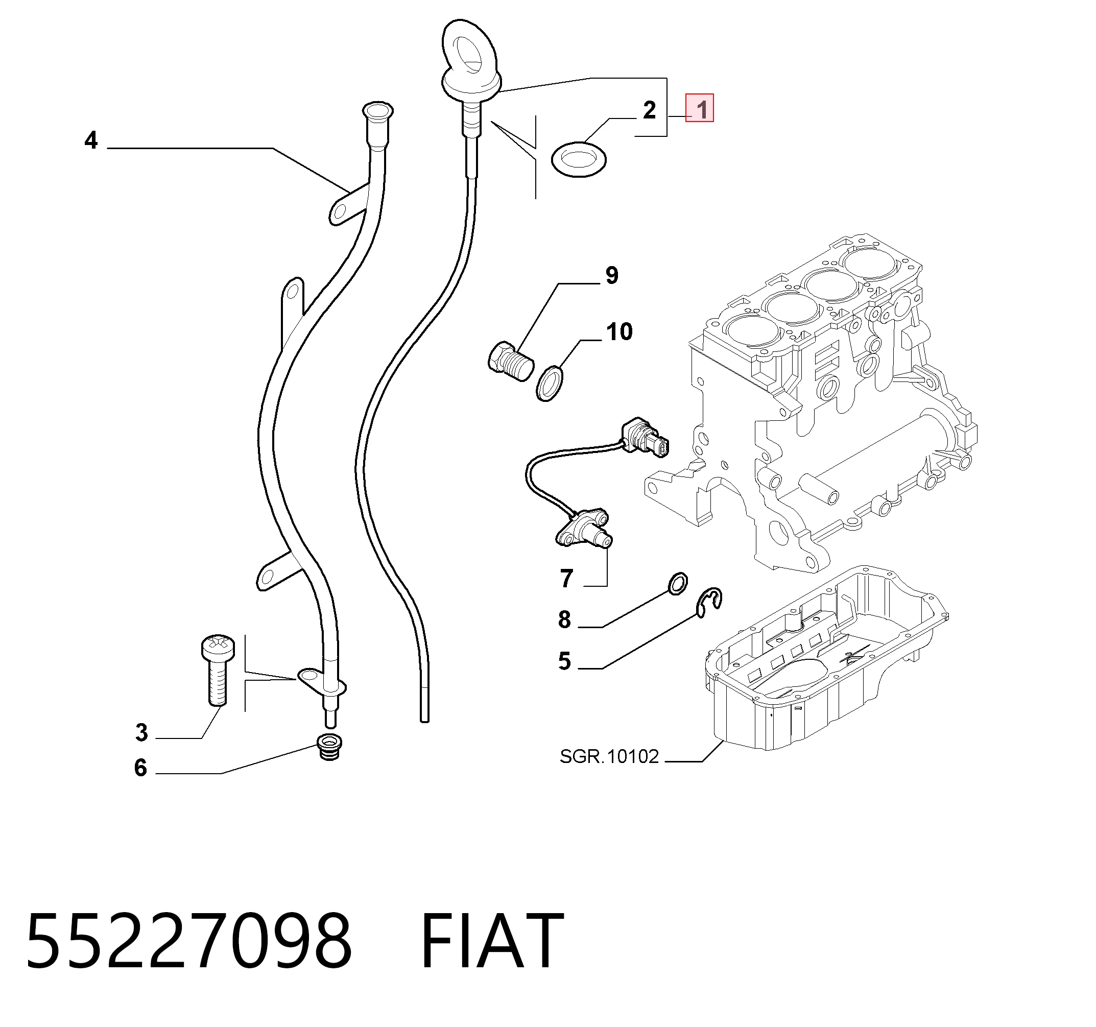 55227098 Fiat/Alfa/Lancia