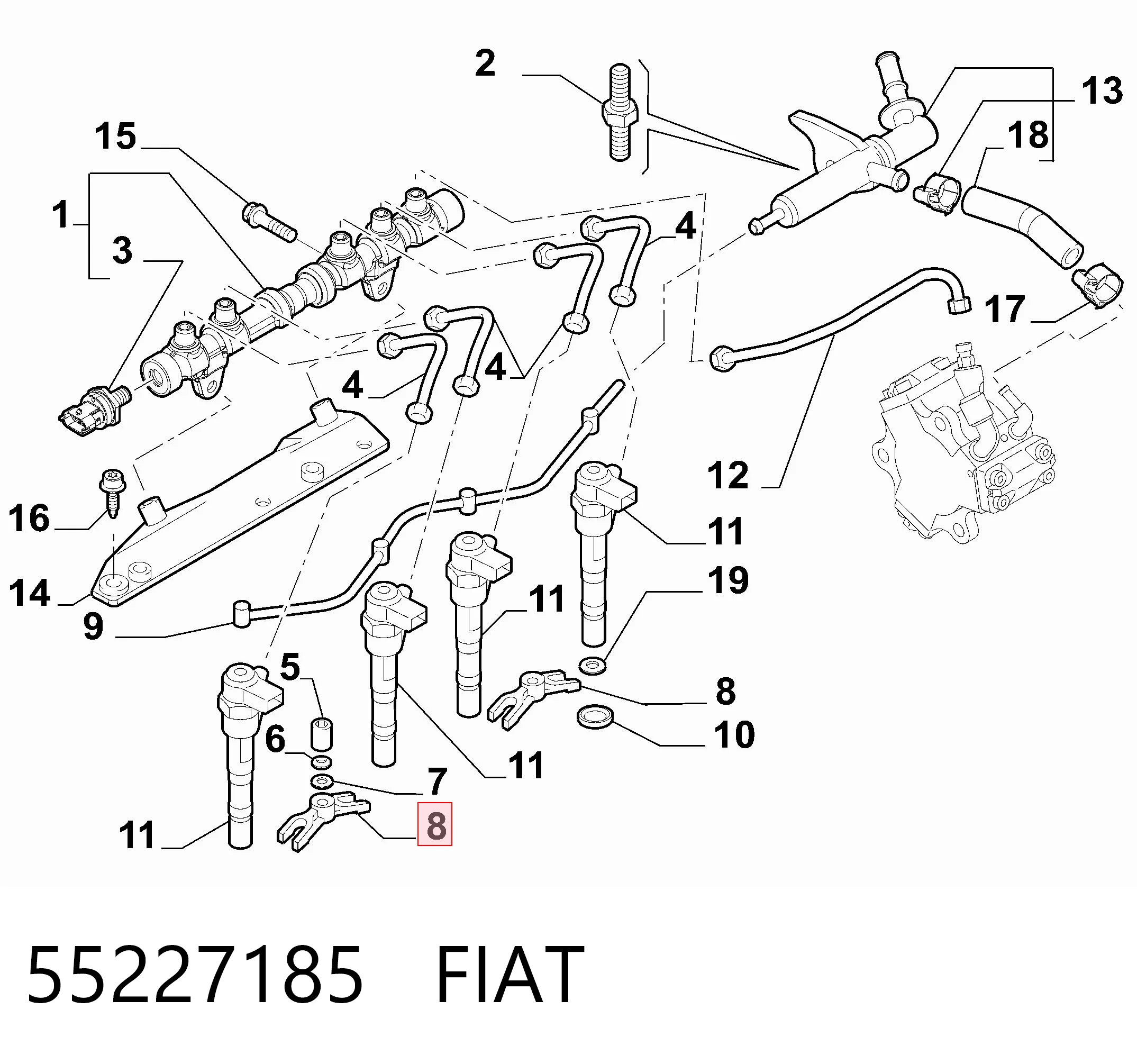 55227185 Fiat/Alfa/Lancia