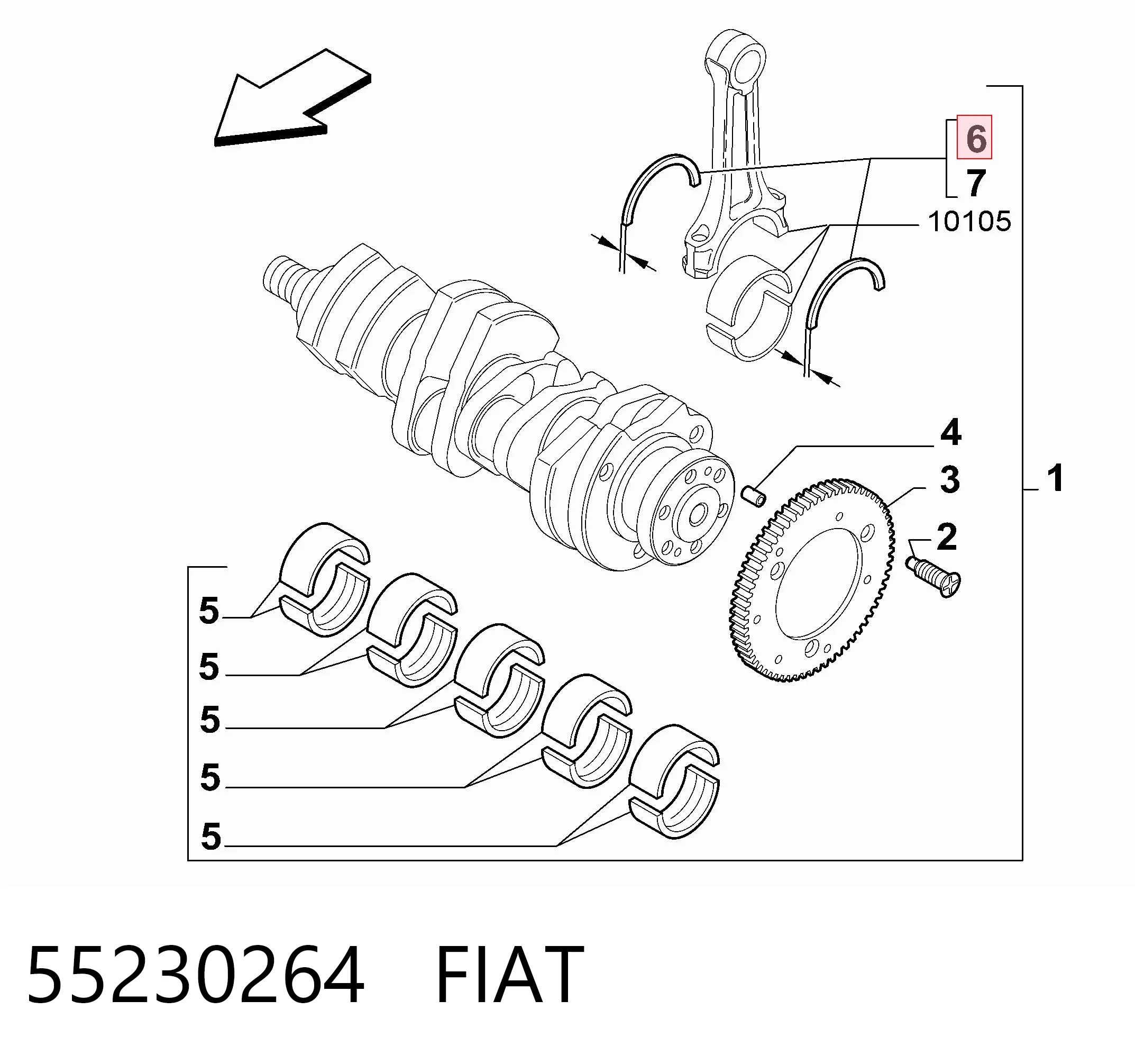 55230264 Fiat/Alfa/Lancia