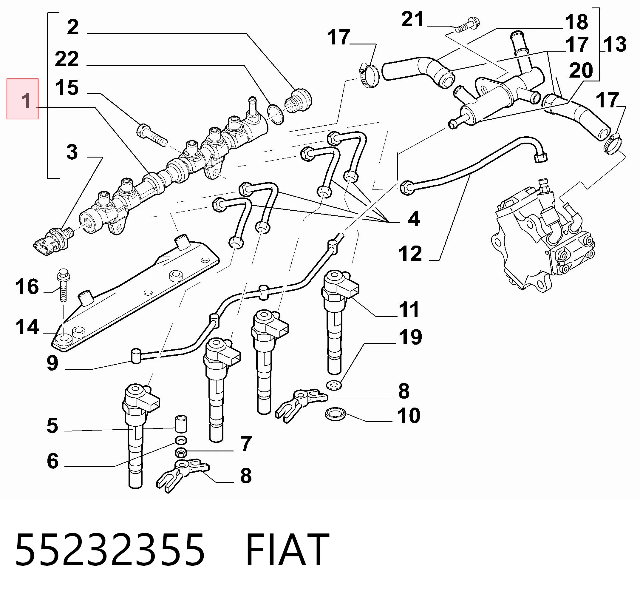 55232355 Fiat/Alfa/Lancia