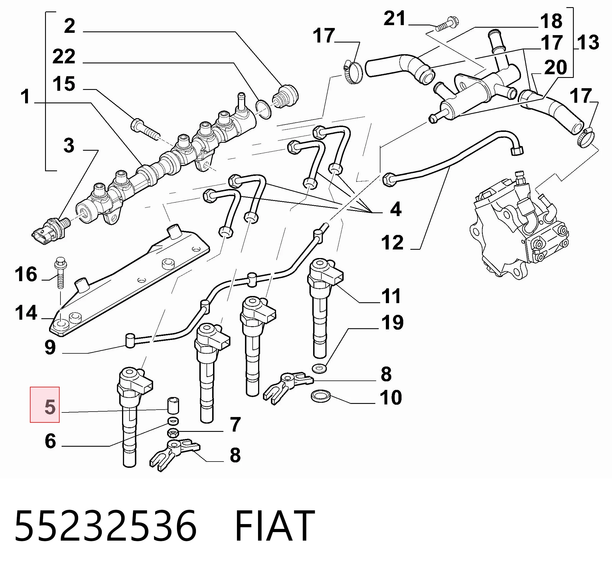 55232536 Fiat/Alfa/Lancia