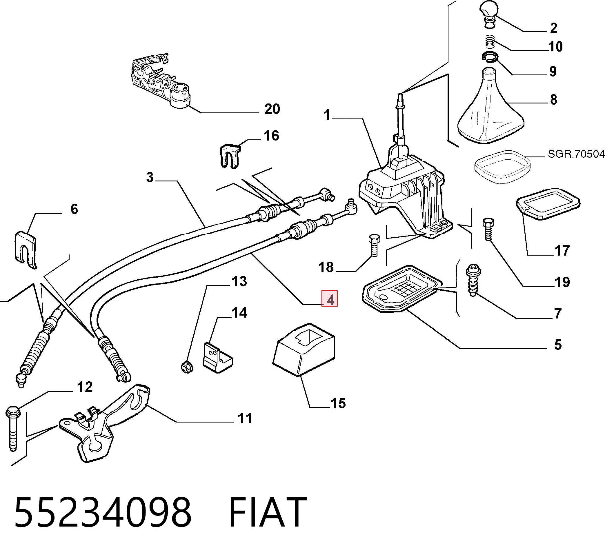 55234098 Fiat/Alfa/Lancia