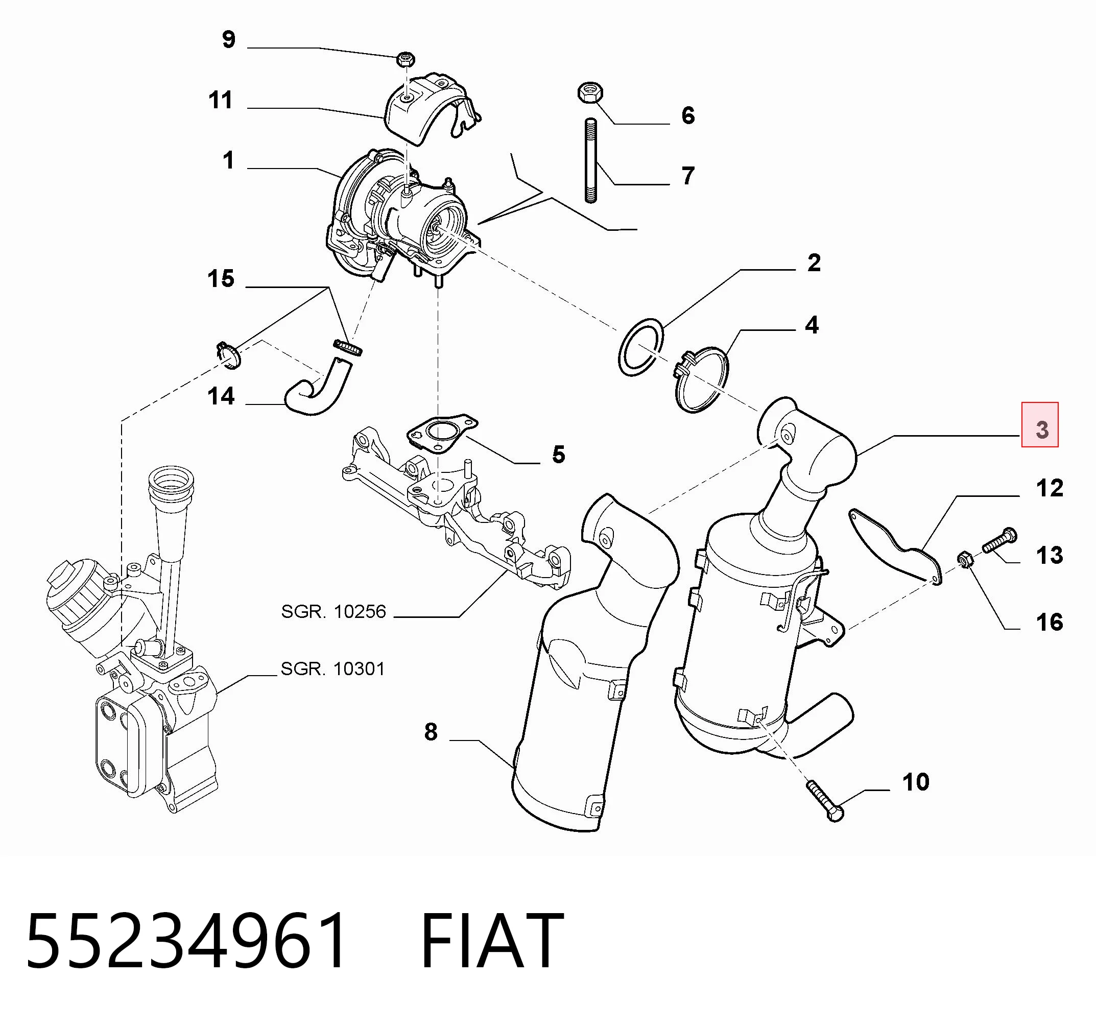 55234961 Fiat/Alfa/Lancia