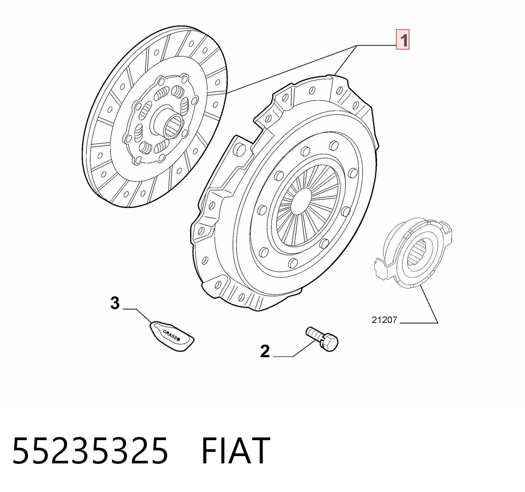 Kit de embrague Alfa Romeo Giulietta  hatchback comprar en España
