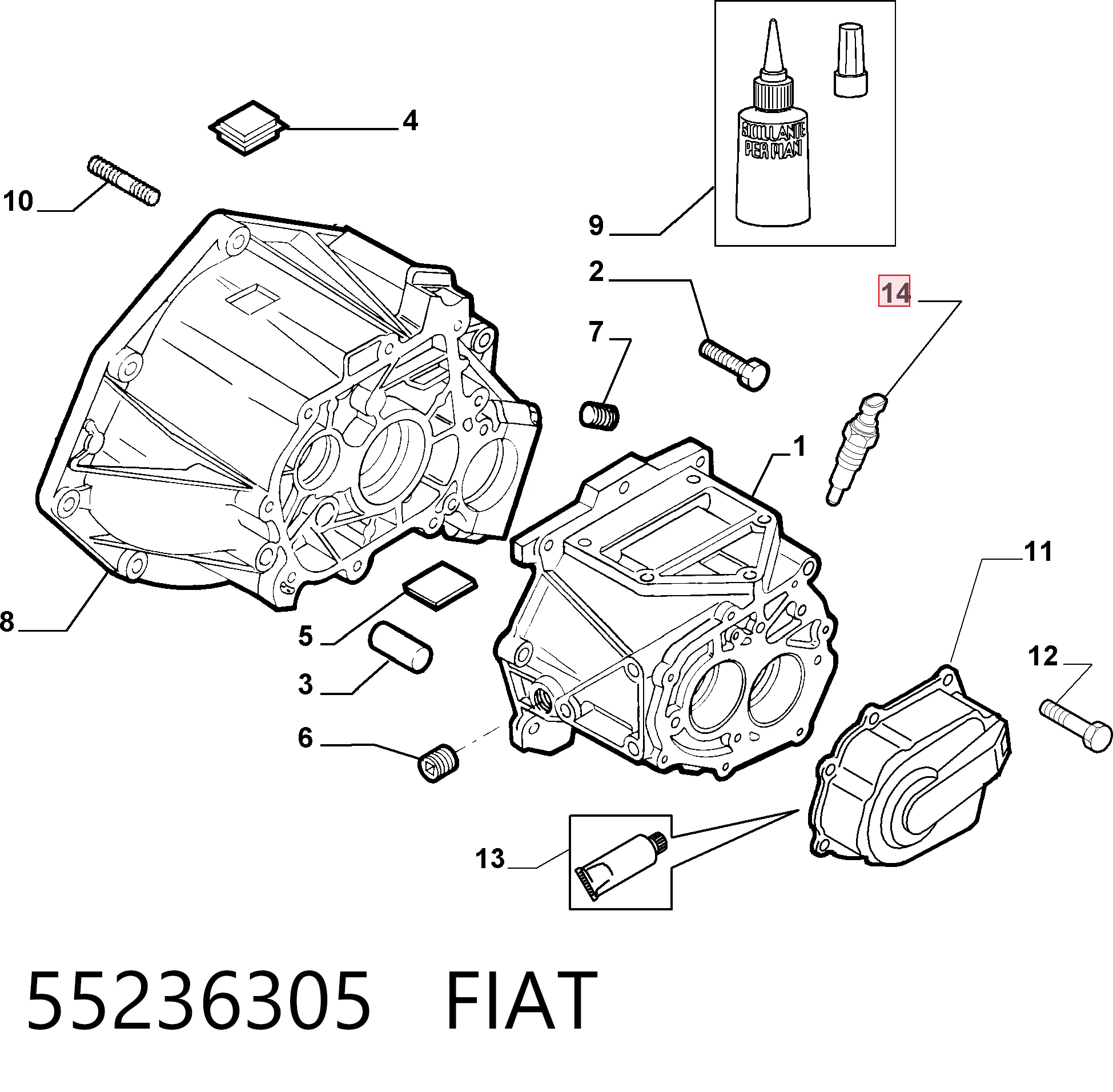 55236305 Fiat/Alfa/Lancia