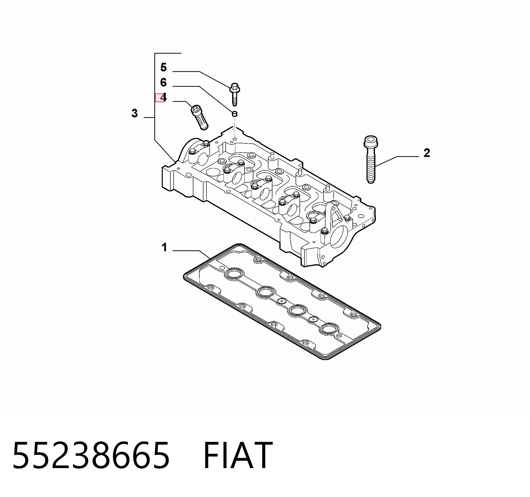 55238665 Fiat/Alfa/Lancia Filtro del regulador de fase de distribución
