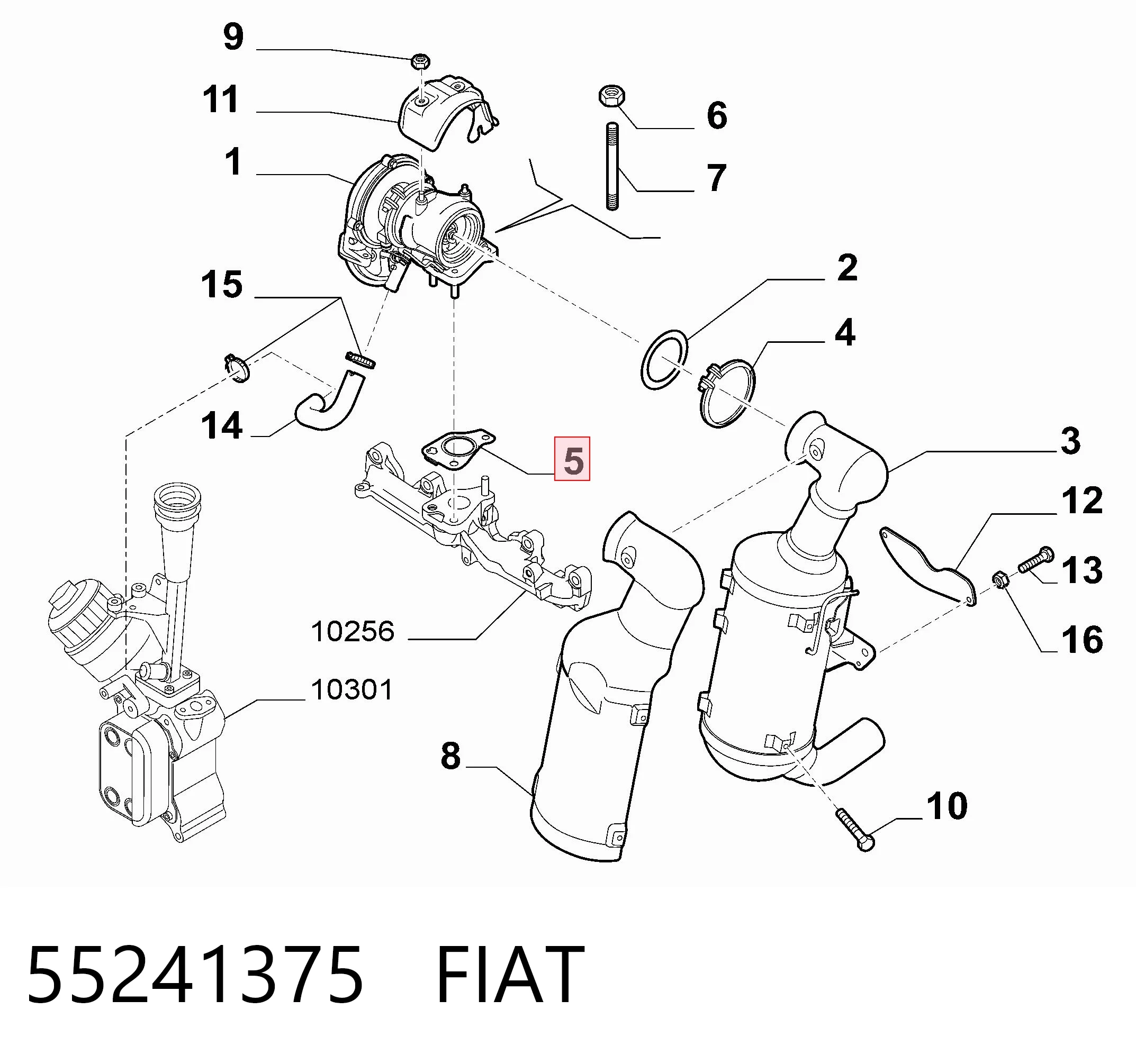55241375 Fiat/Alfa/Lancia