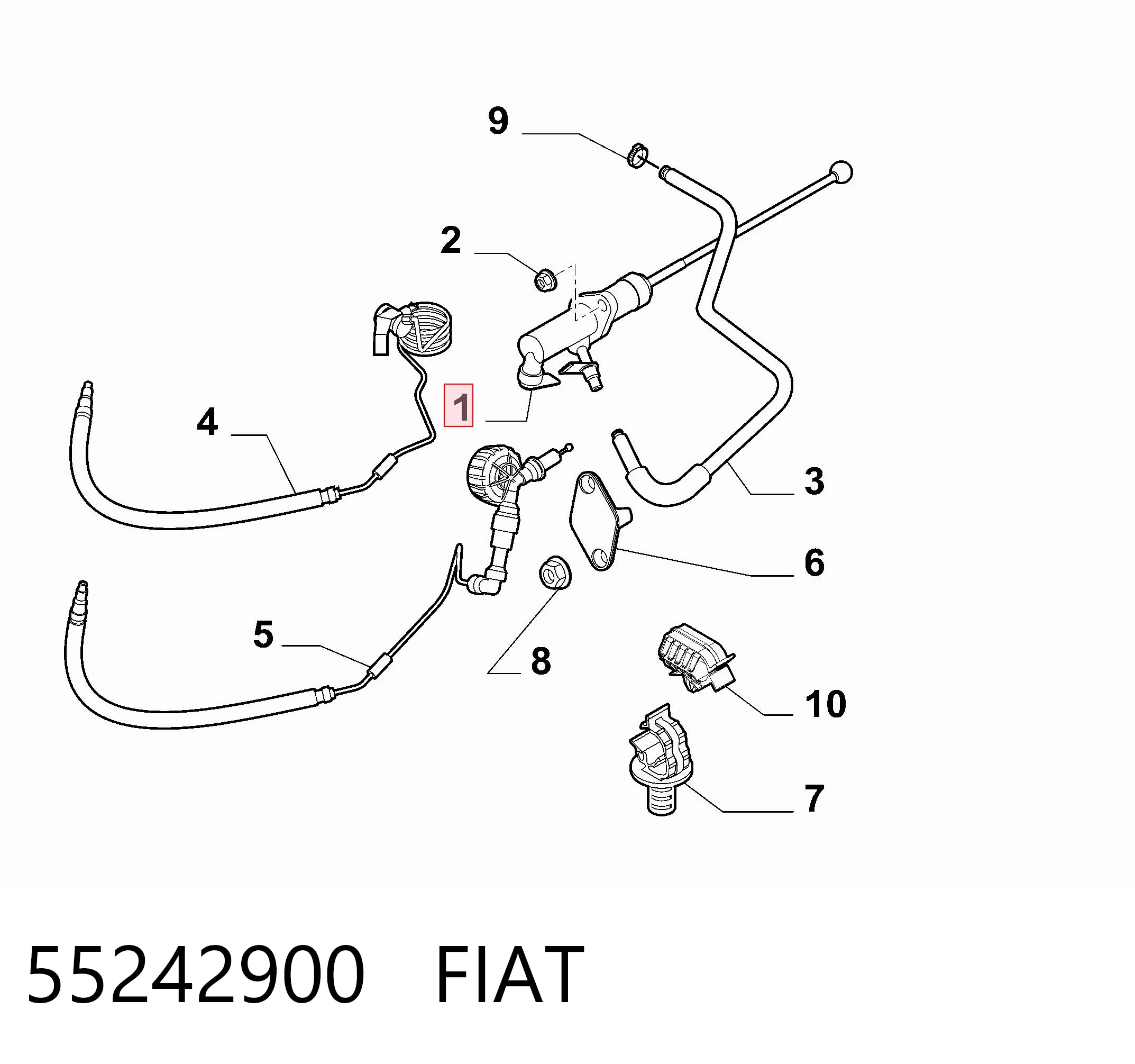 55242900 Fiat/Alfa/Lancia