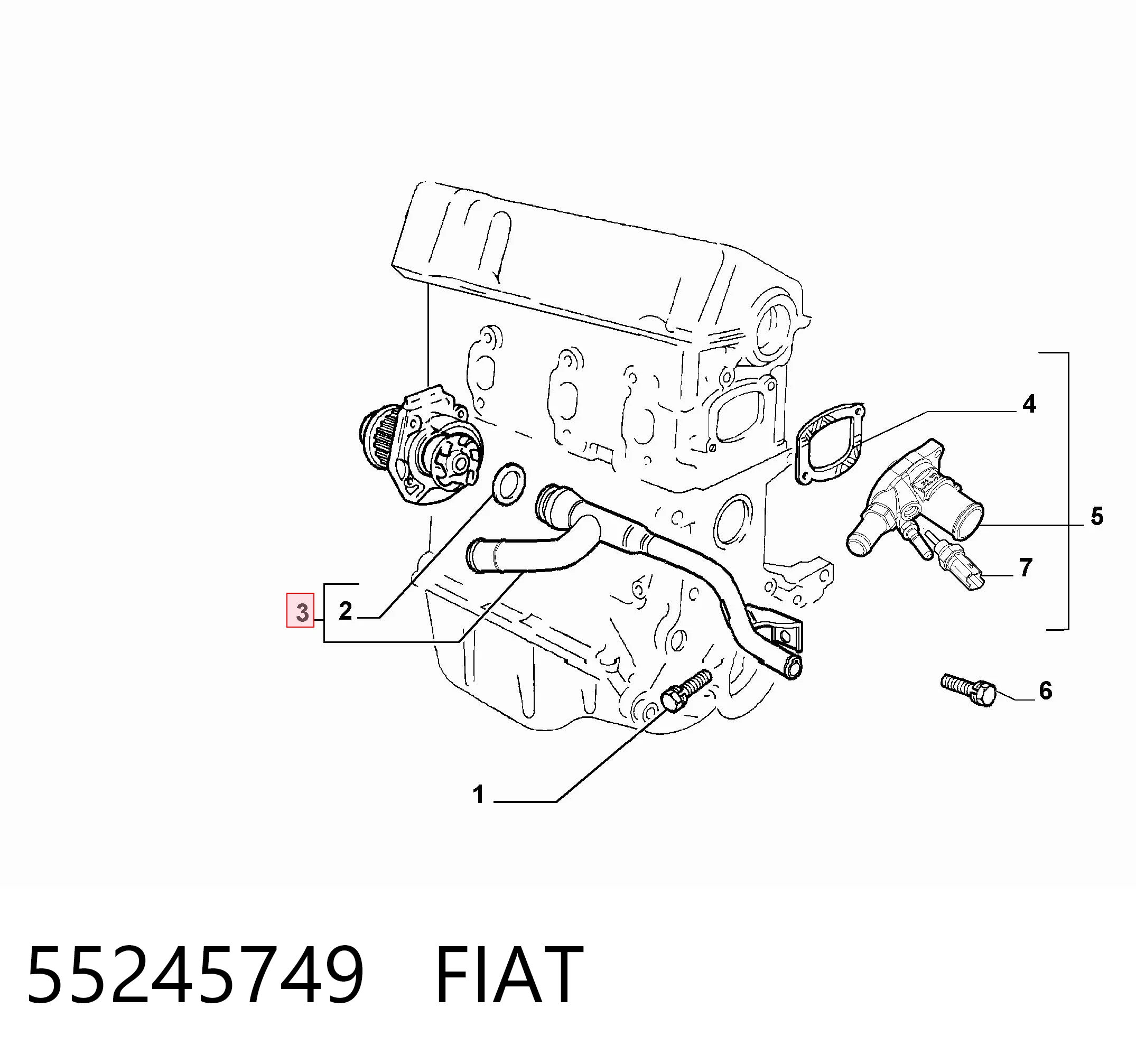 Precio del repuesto Manguito de radiador Stilo  hatchback